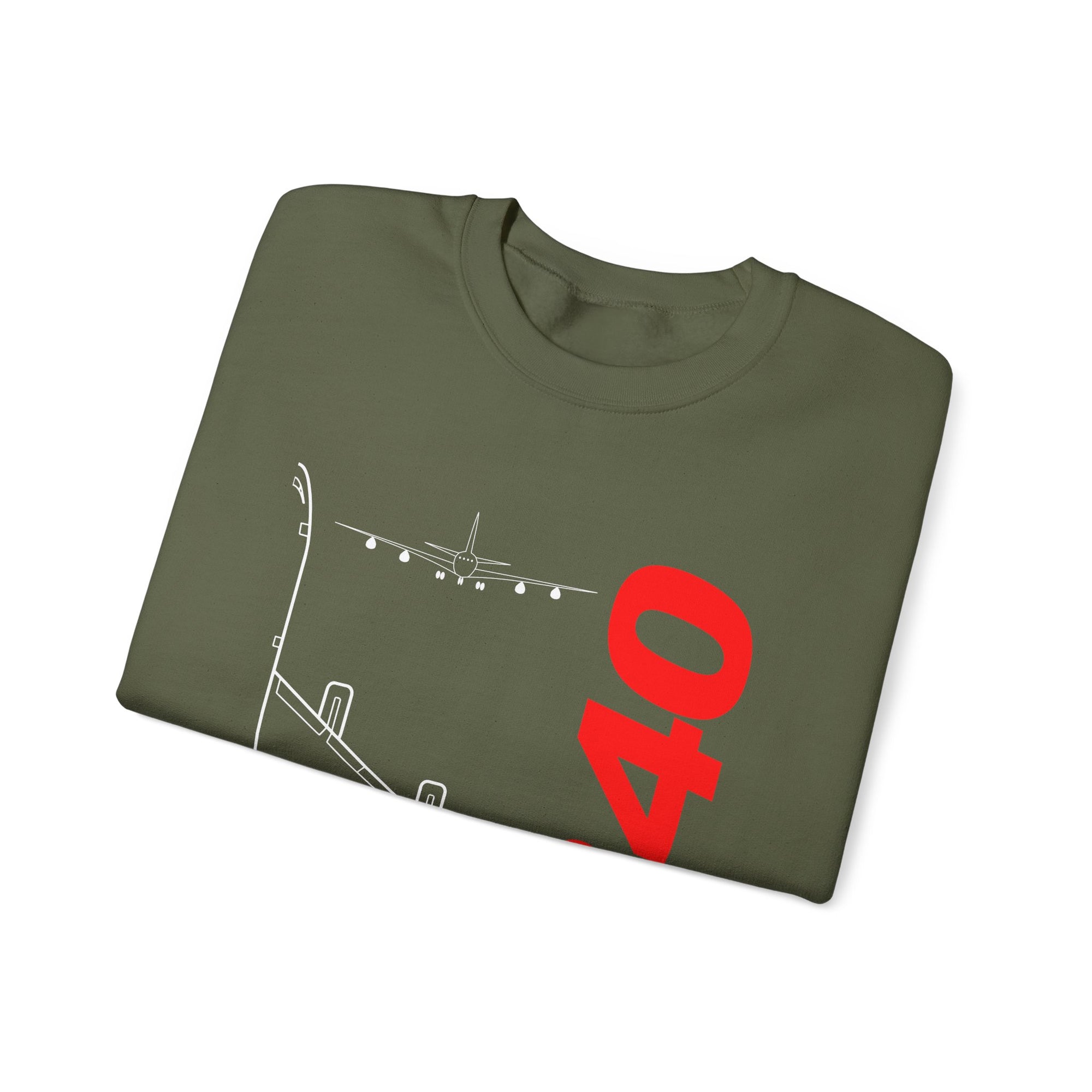 Airbus A340 Crewneck Sweatshirt - Travel Inspiring Cozy Apparel