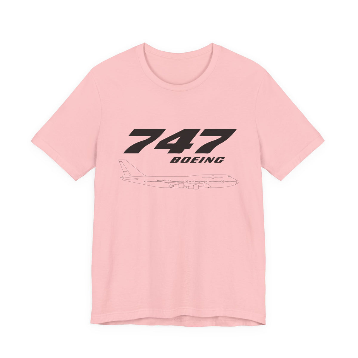 747 Unisex Jersey Tee - Perfect for Aviation Enthusiasts