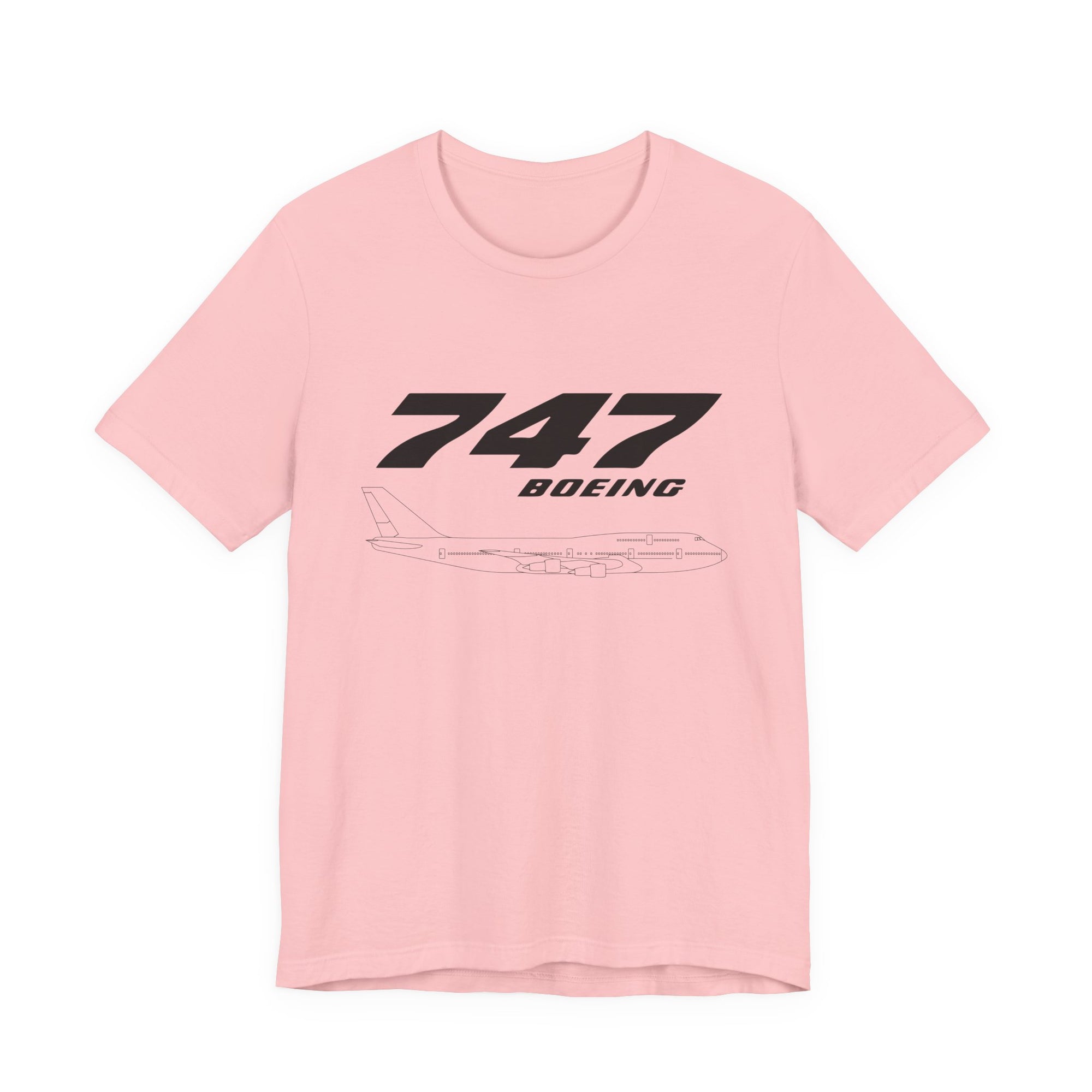 747 Unisex Jersey Tee - Perfect for Aviation Enthusiasts
