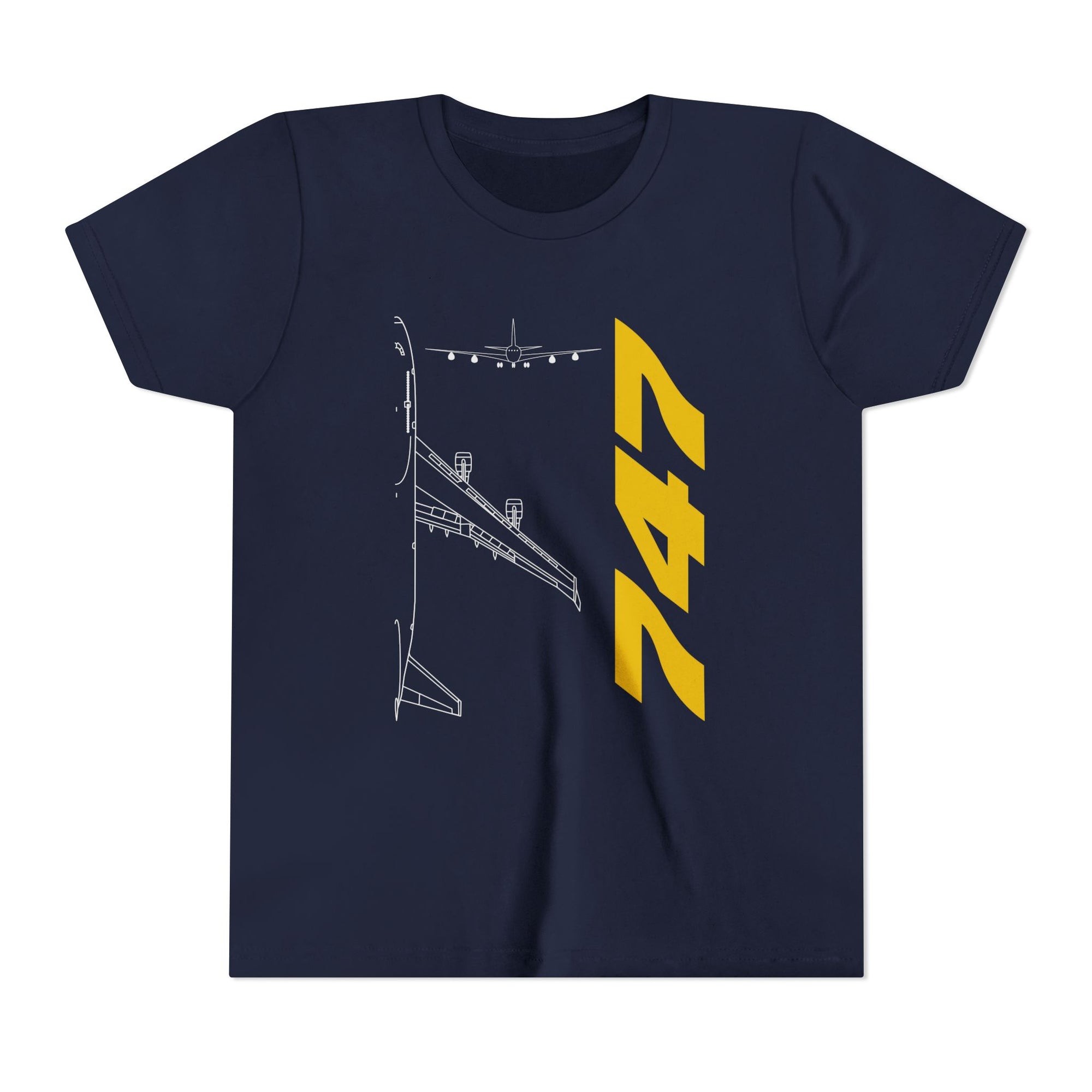 Boeing 747 - Unisex Youth Short Sleeve Tee