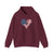 Patriotic Airplanes Heart USA Flag - Pullover Hoodie