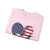 Patriotic Airplanes Heart USA Flag -  Crewneck Sweatshirt