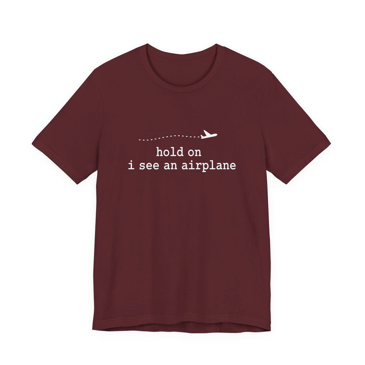 I See An Airplane Unisex Jersey Tee - Perfect for Aviation Enthusiasts