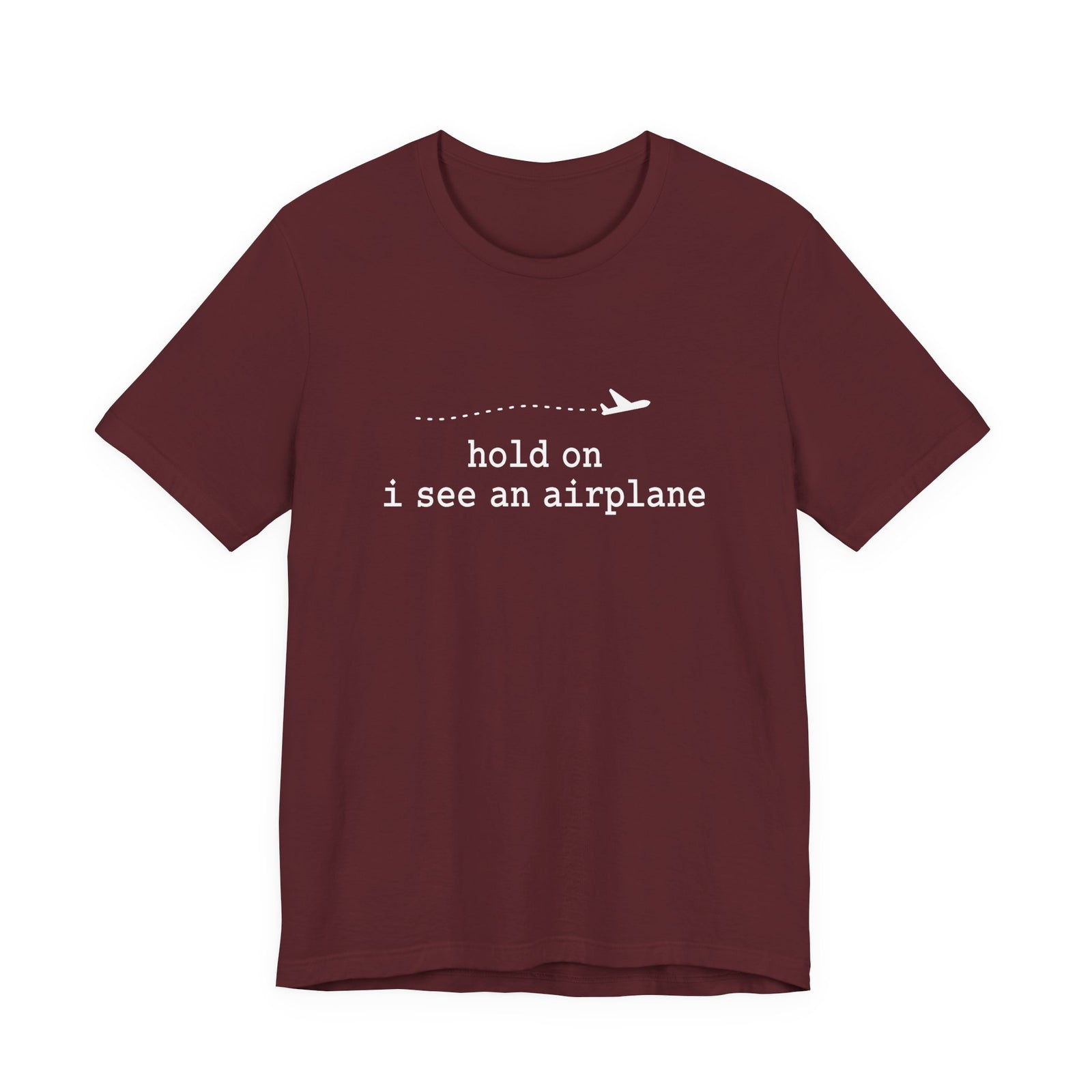 I See An Airplane Unisex Jersey Tee - Perfect for Aviation Enthusiasts