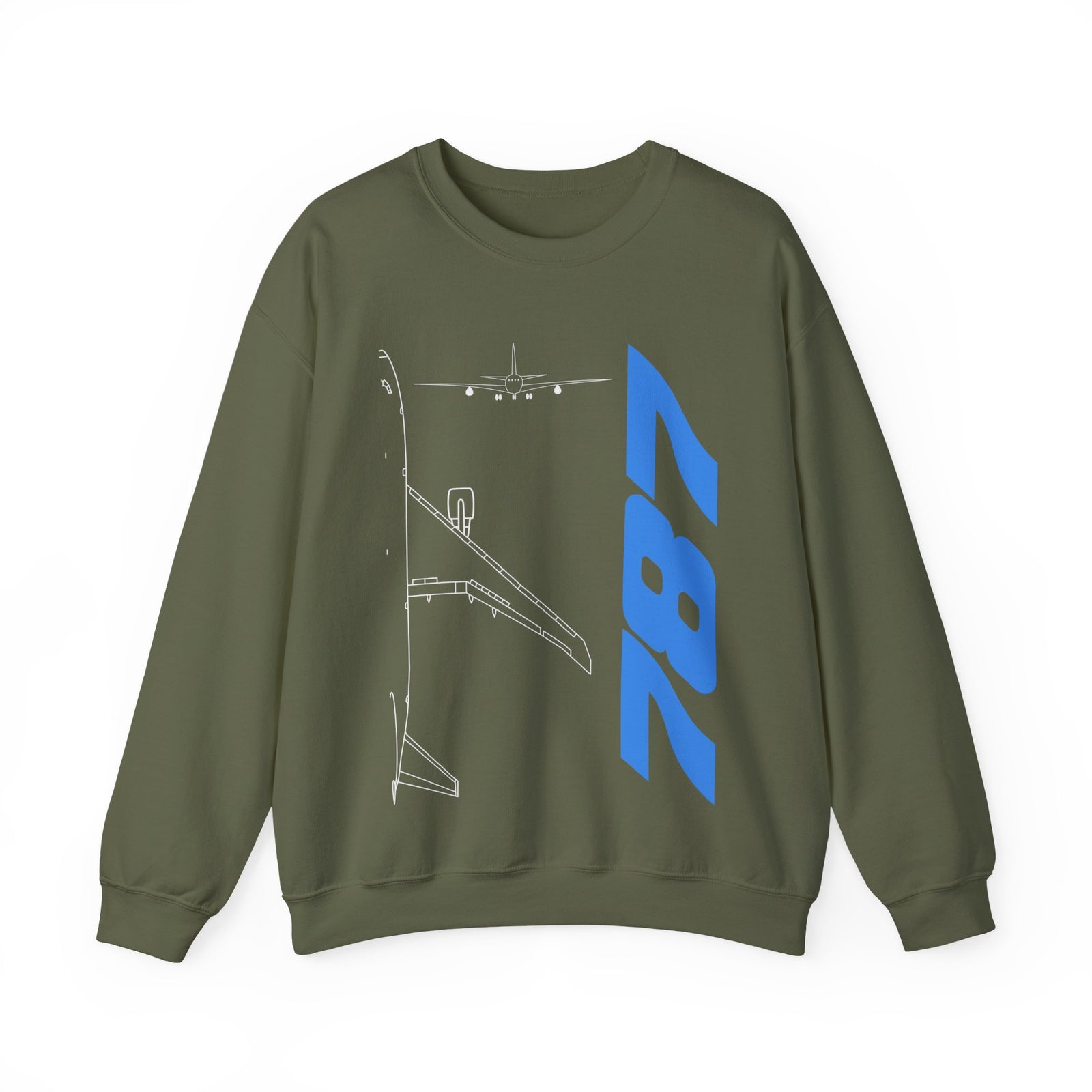 Boeing 787 Crewneck Sweatshirt - Travel Inspiring Cozy Apparel
