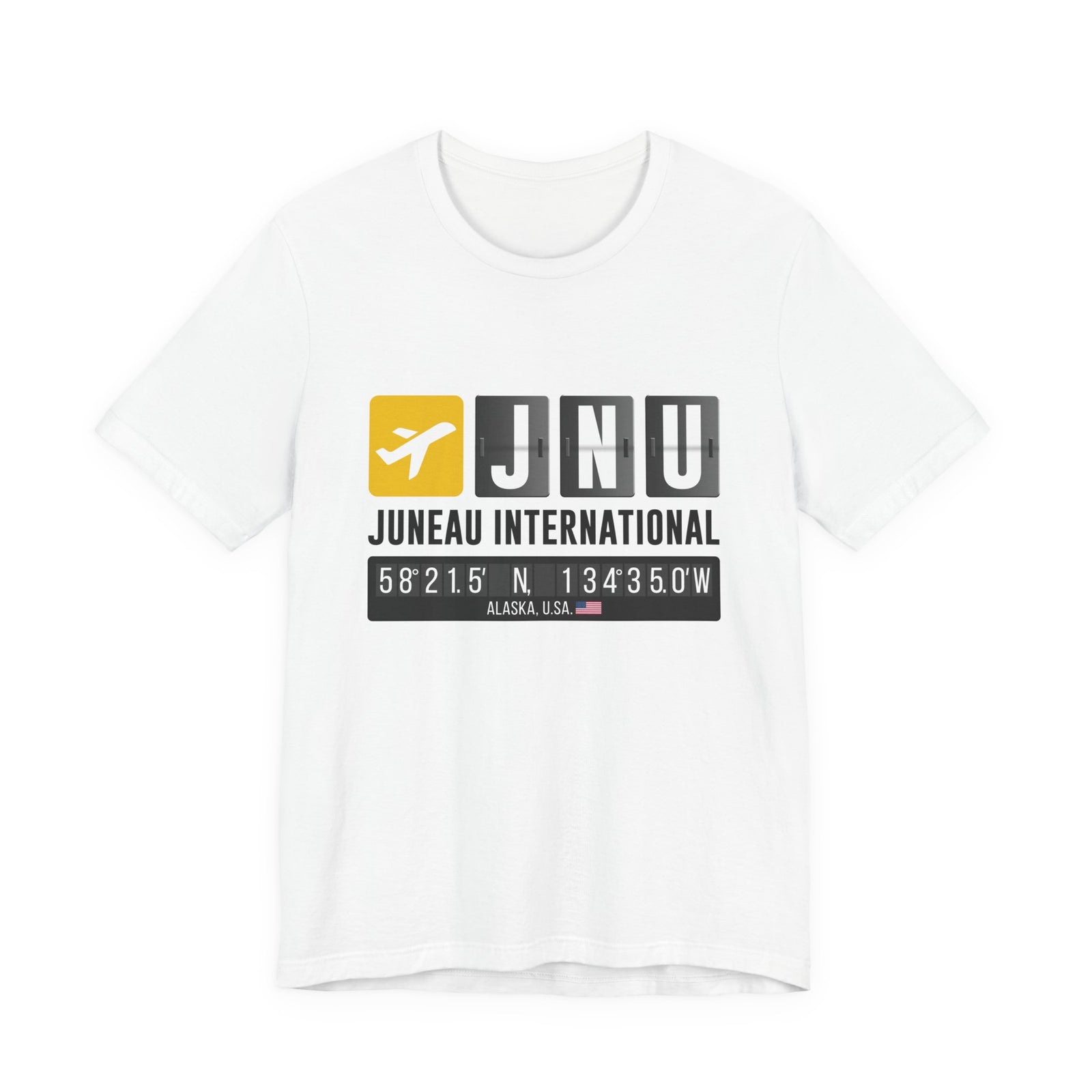 JNU Juneau International Airport - Unisex Jersey Tee