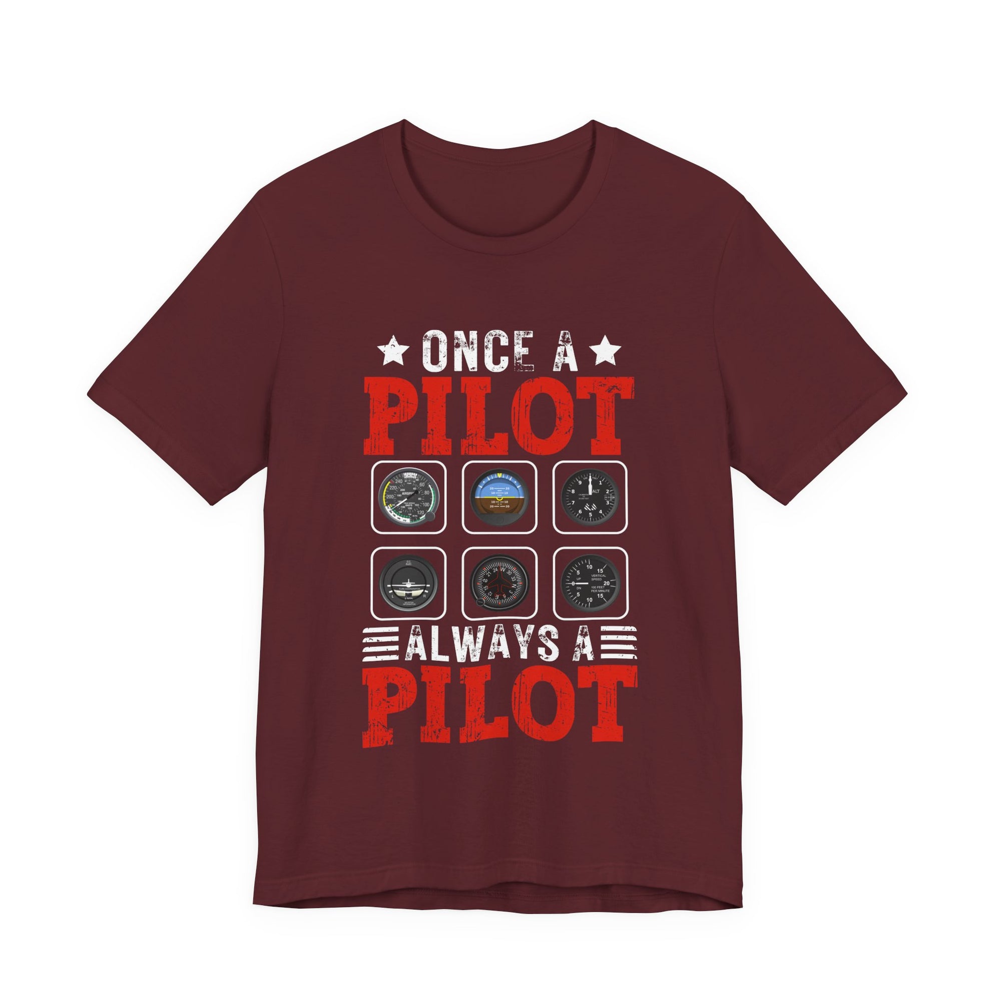 Once A Pilot Always A Pilot - Unisex Jersey Tee