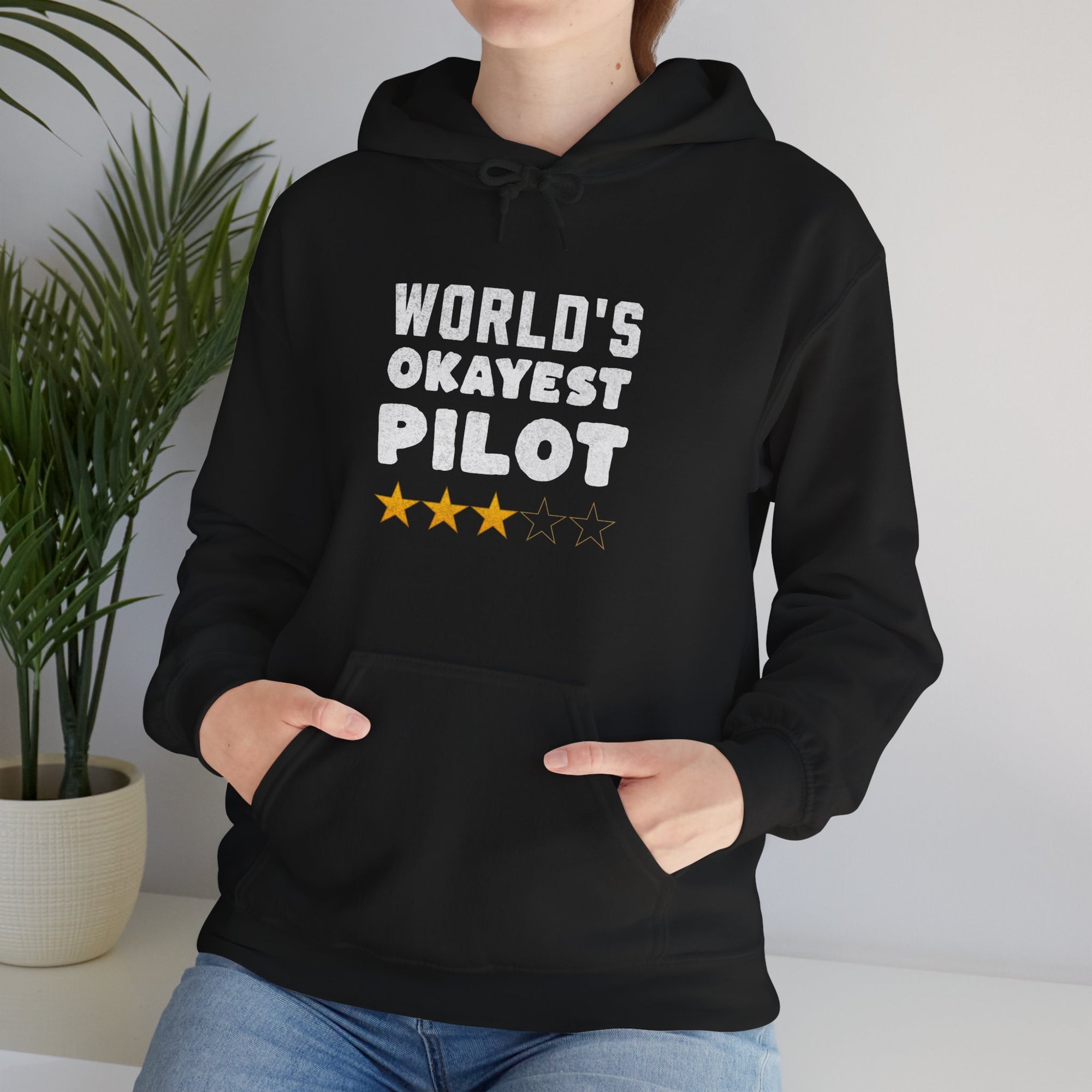 Worlds Okayest Pilot  - Pullover Hoodie