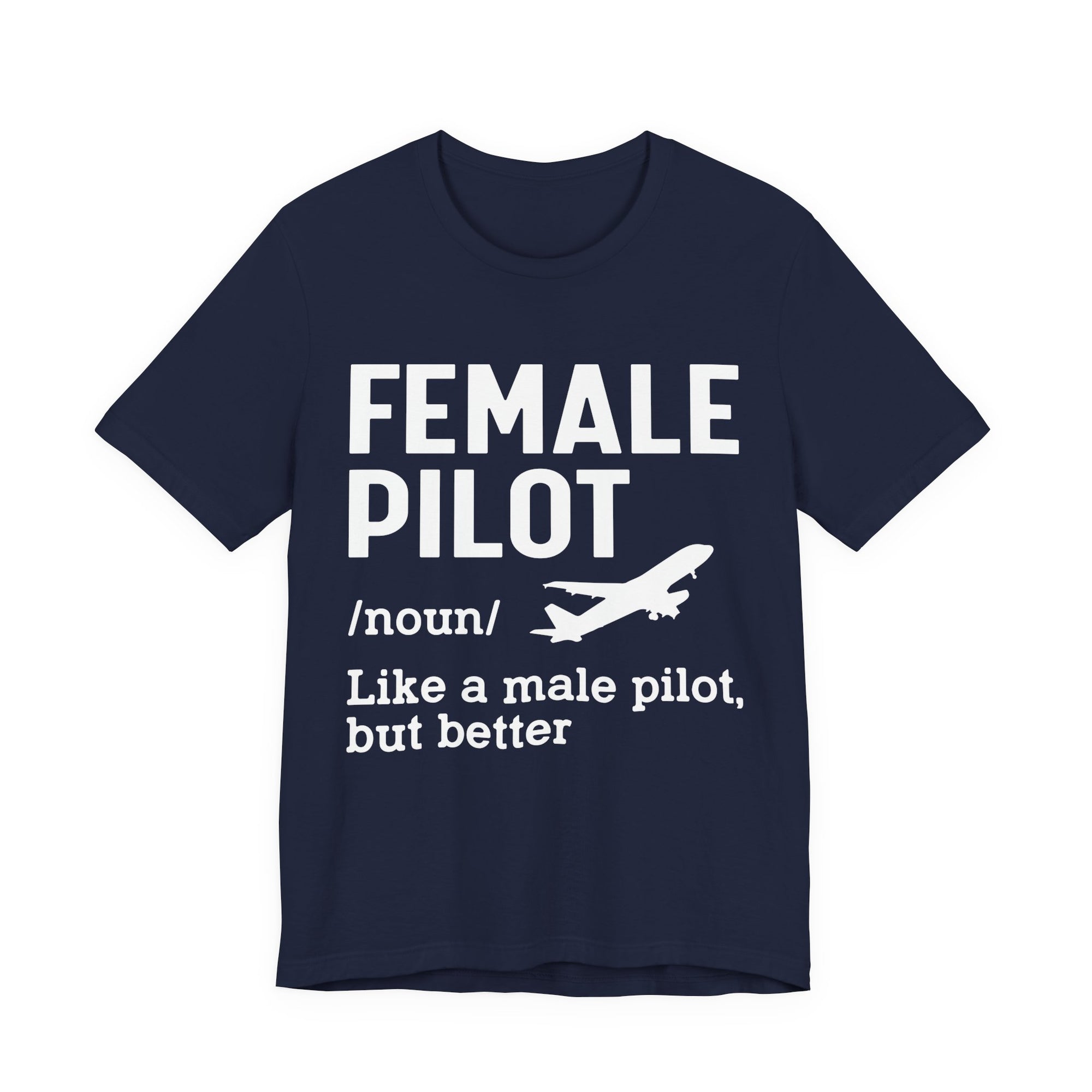 Female Pilot - Unisex Jersey Tee