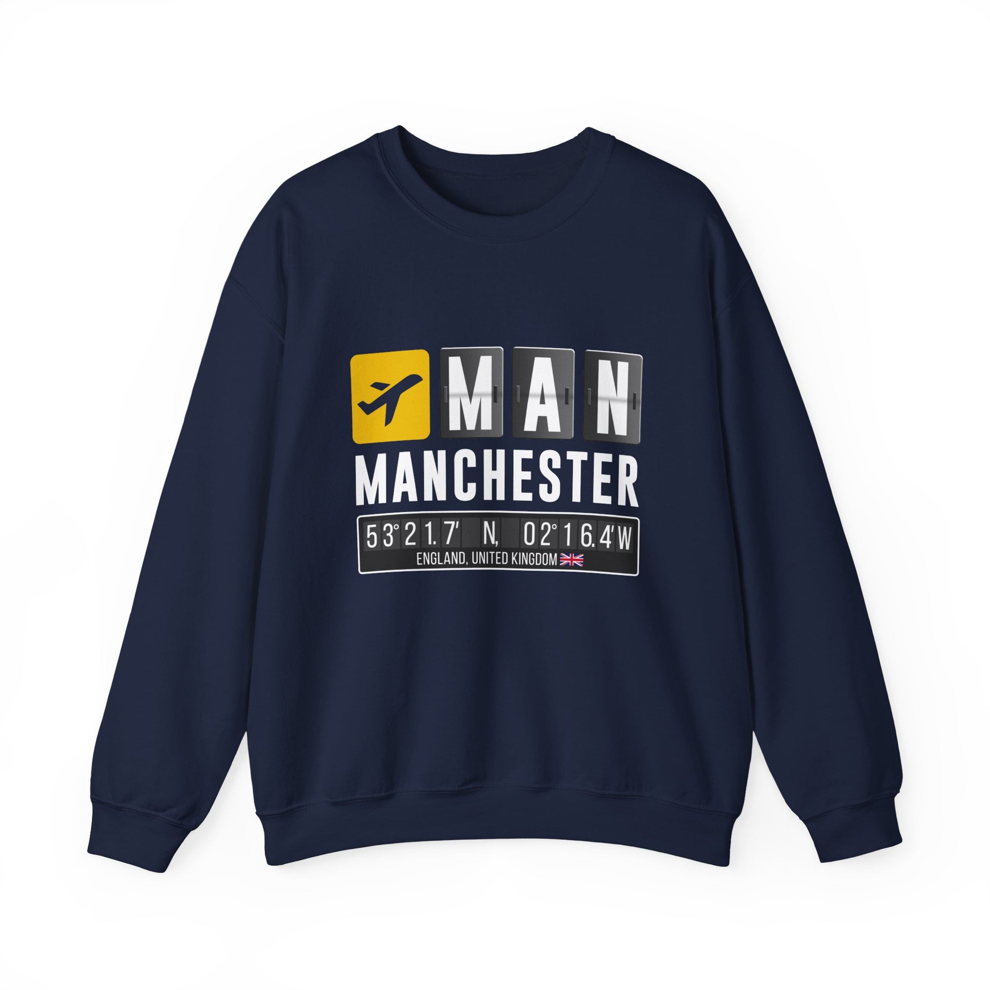 MAN Manchester Airport UK    -  Crewneck Sweatshirt