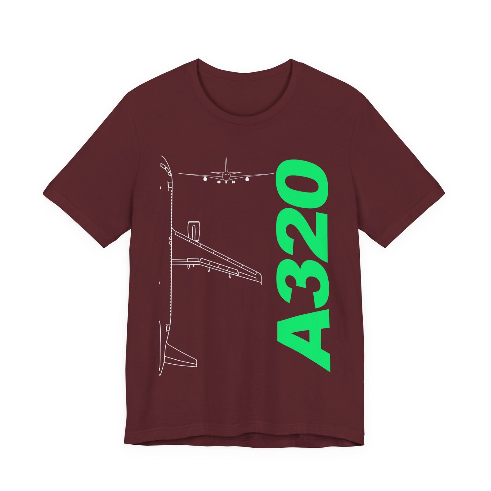 Airbus A320 Unisex Jersey Tee - Perfect for Aviation Enthusiasts