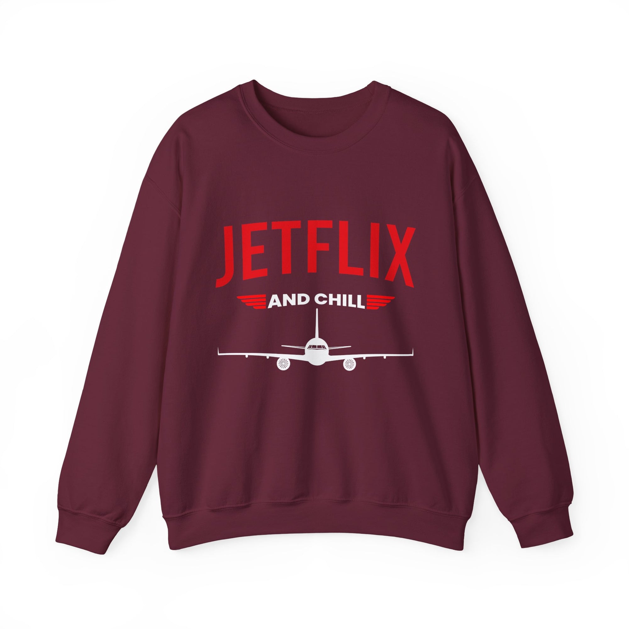 JetFlix And Chill  -  Crewneck Sweatshirt