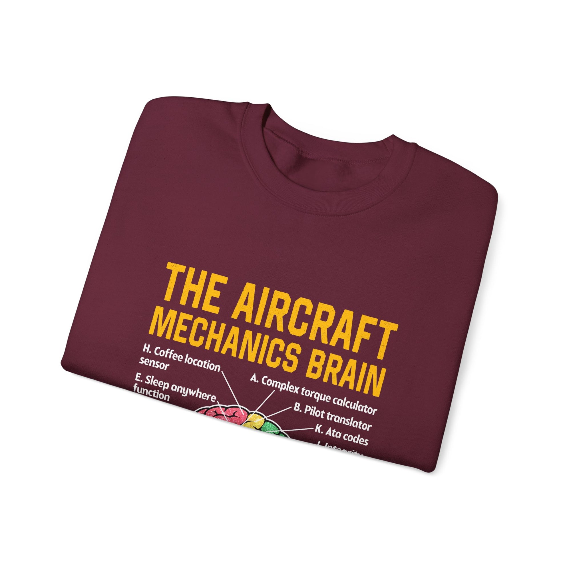 The Aircraft Mechanic’s Brain  -  Crewneck Sweatshirt