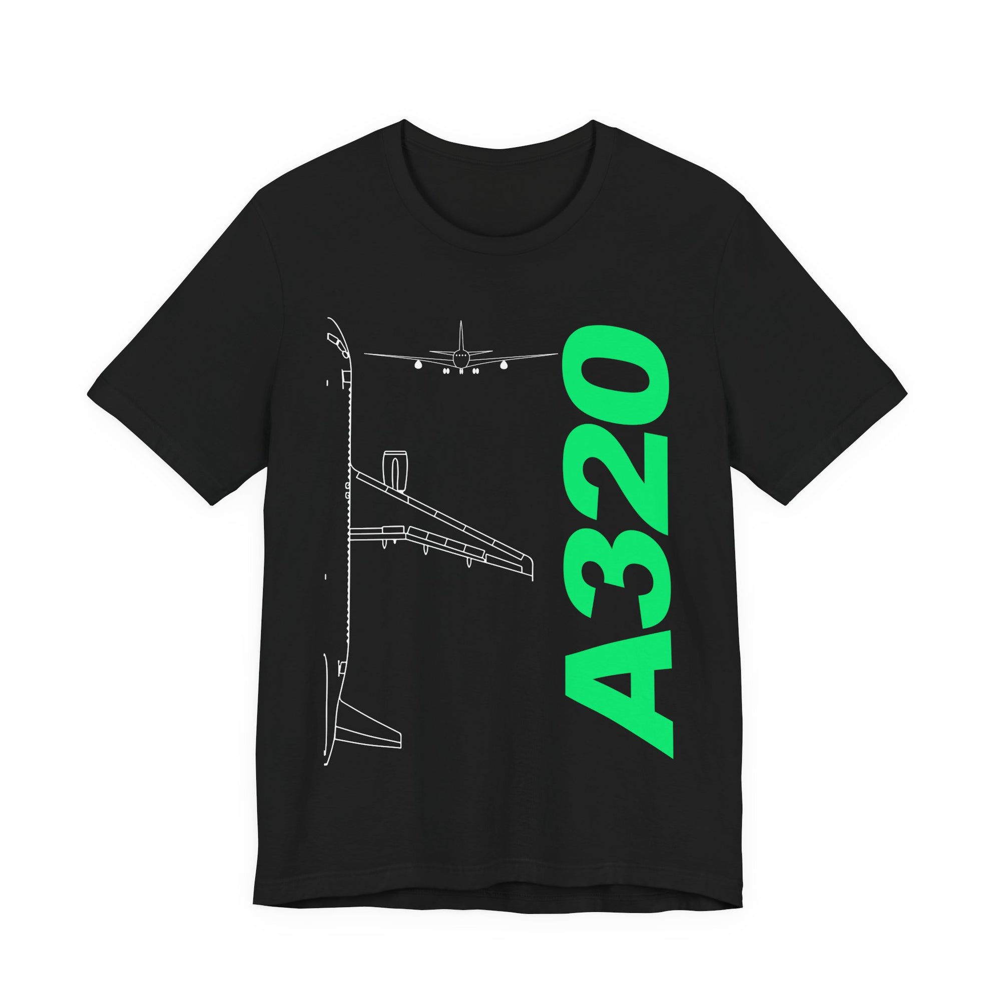 Airbus A320 Unisex Jersey Tee - Perfect for Aviation Enthusiasts
