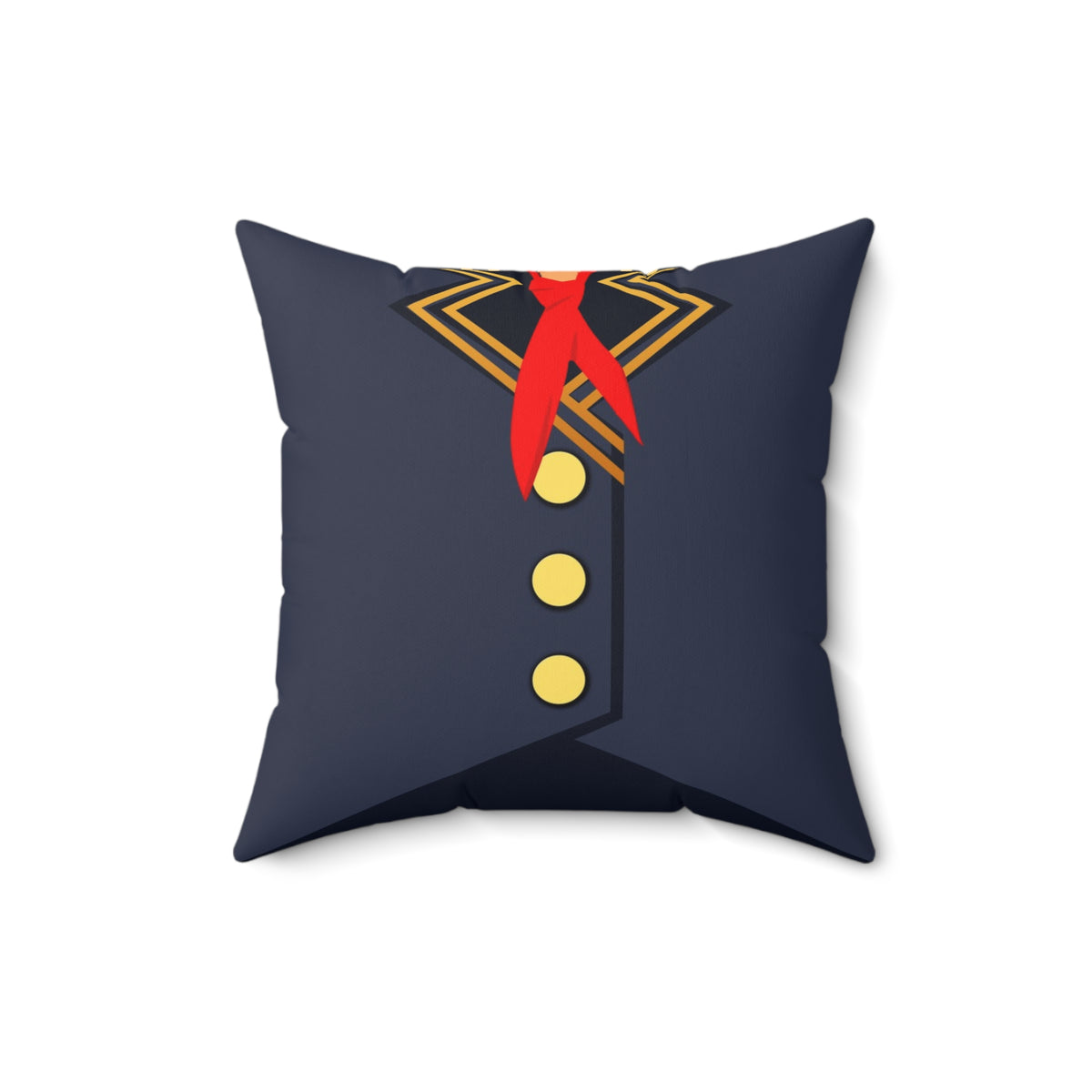Female Cabin Crew Uniform Pillow - Spun Polyester Square Pillow