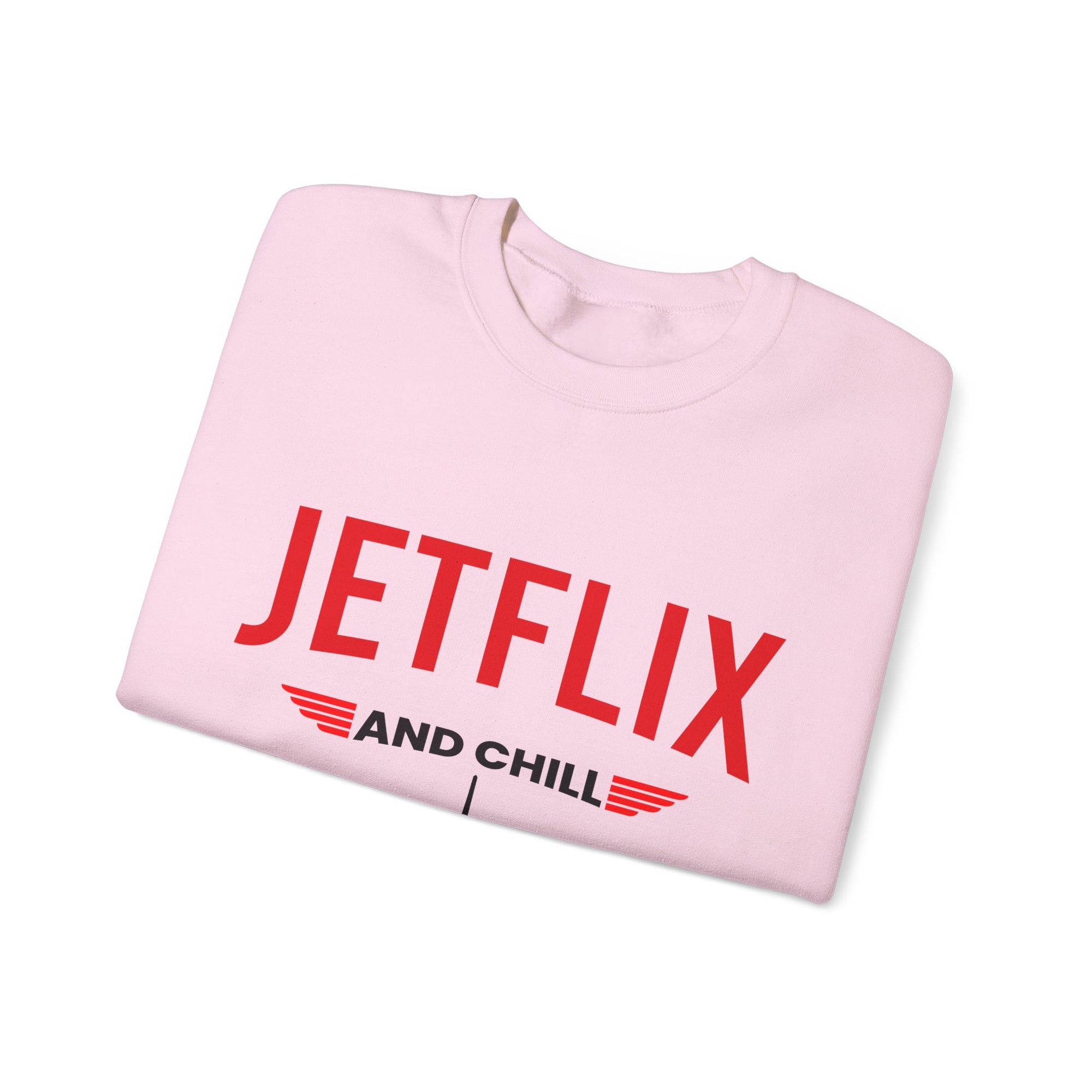 JetFlix And Chill  -  Crewneck Sweatshirt