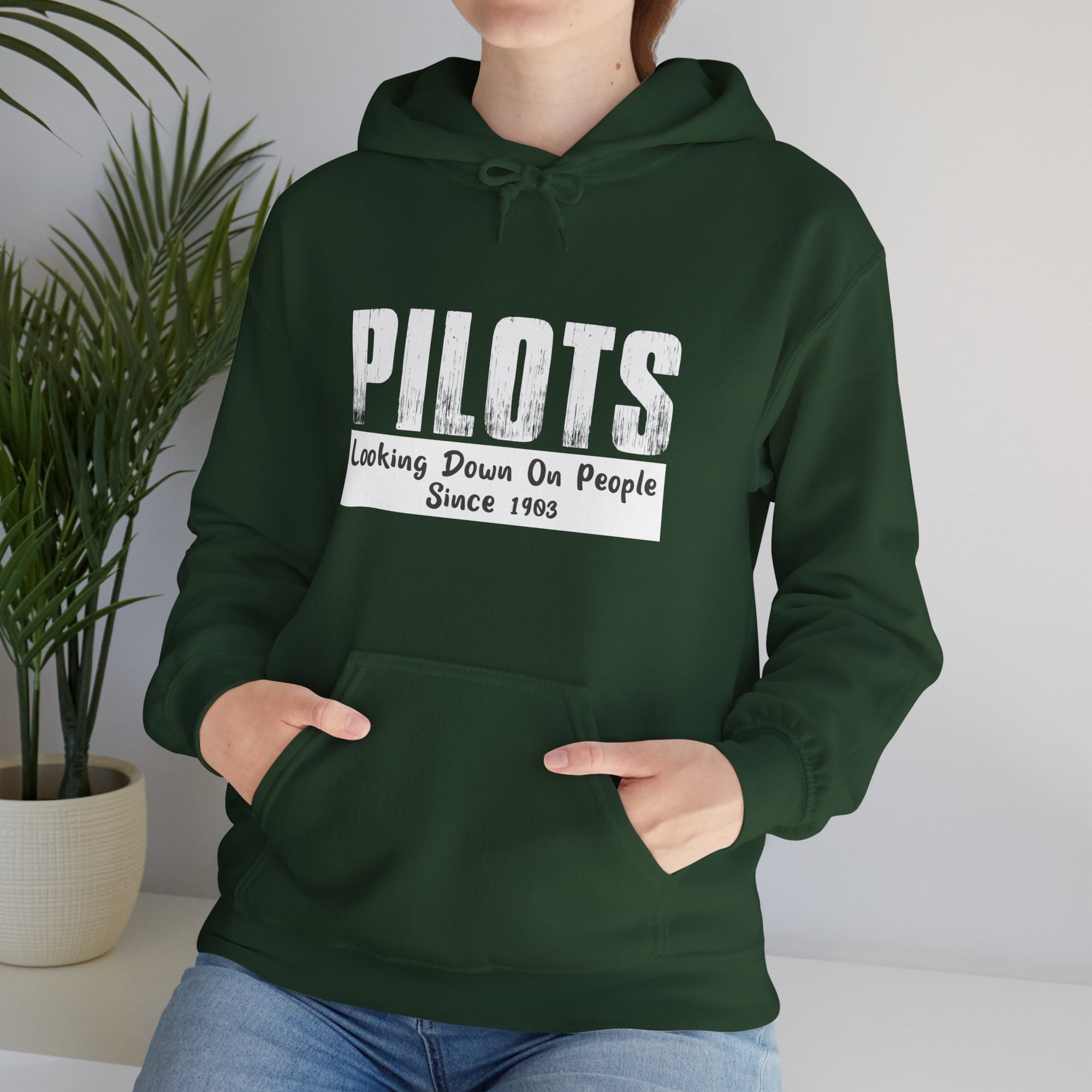Pilots Looking Down On People Since 1903  - Pullover Hoodie