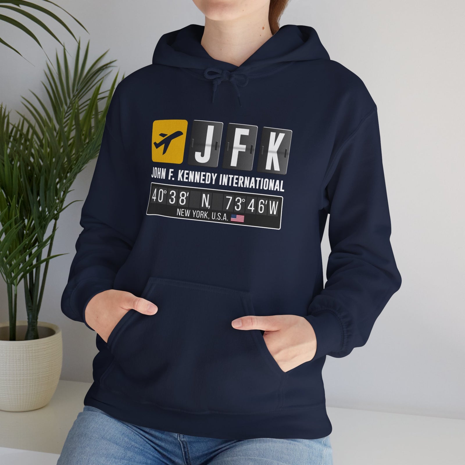 JFK John F. Kennedy International Airport - Pullover Hoodie