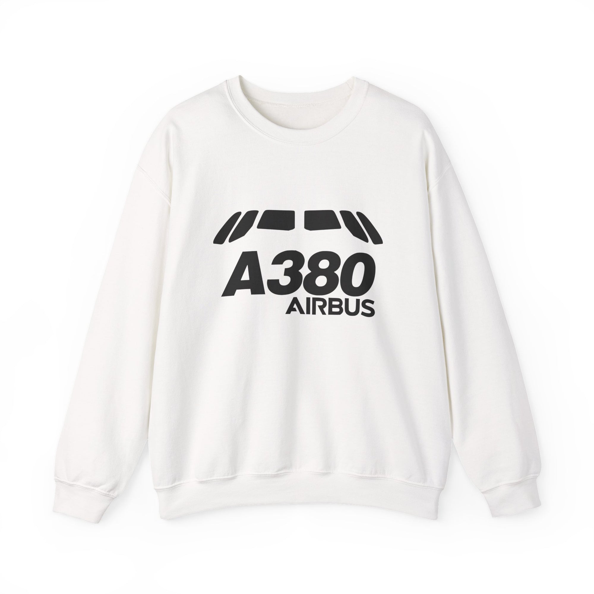Airbus A380 Windshield Crewneck Sweatshirt - Travel Inspiring Cozy Apparel