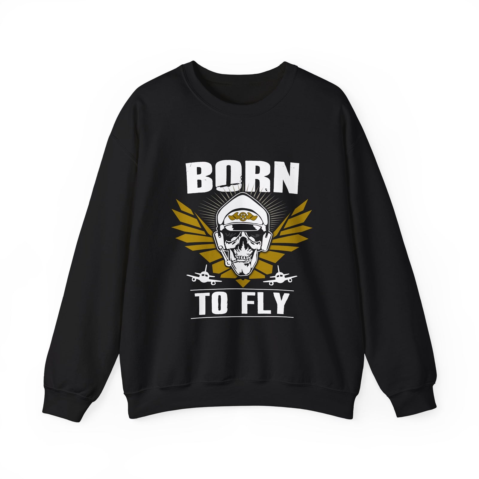 Born To Fly Crewneck Sweatshirt - Travel Inspiring Cozy Apparel