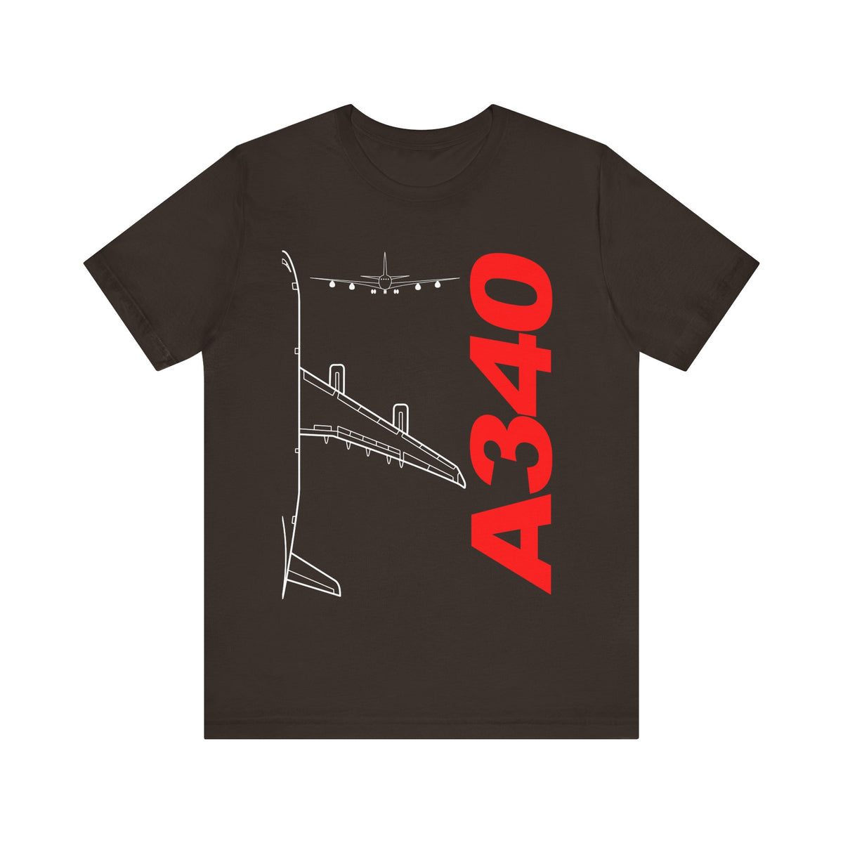 Airbus A340 Unisex Jersey Tee - Perfect for Aviation Enthusiasts