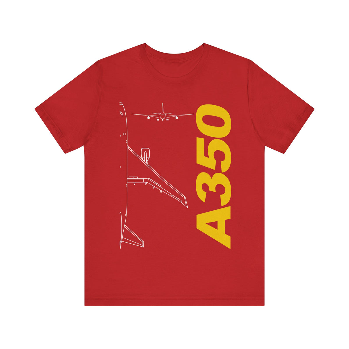 Airbus A350 Unisex Jersey Tee - Perfect for Aviation Enthusiasts