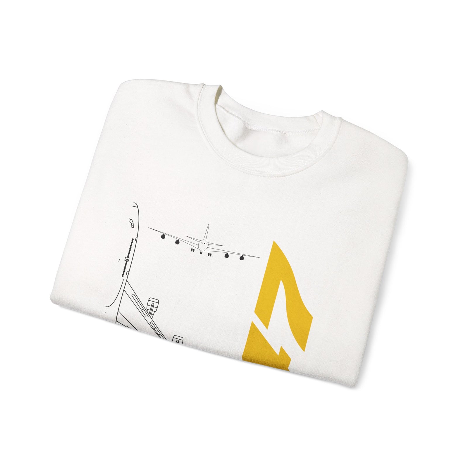 Boeing 747 Crewneck Sweatshirt - Travel Inspiring Cozy Apparel