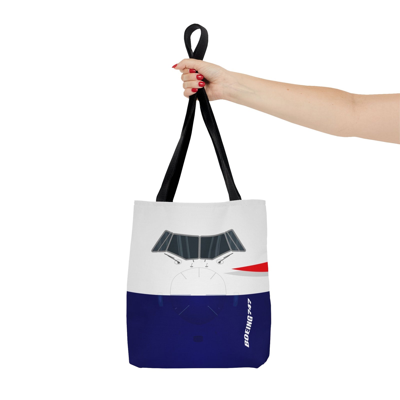 BA Tote Bag — Printed Green Travel Tote