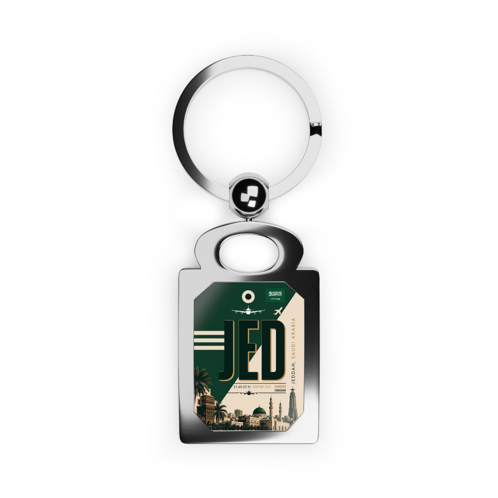 JED - Rectangle Keyring