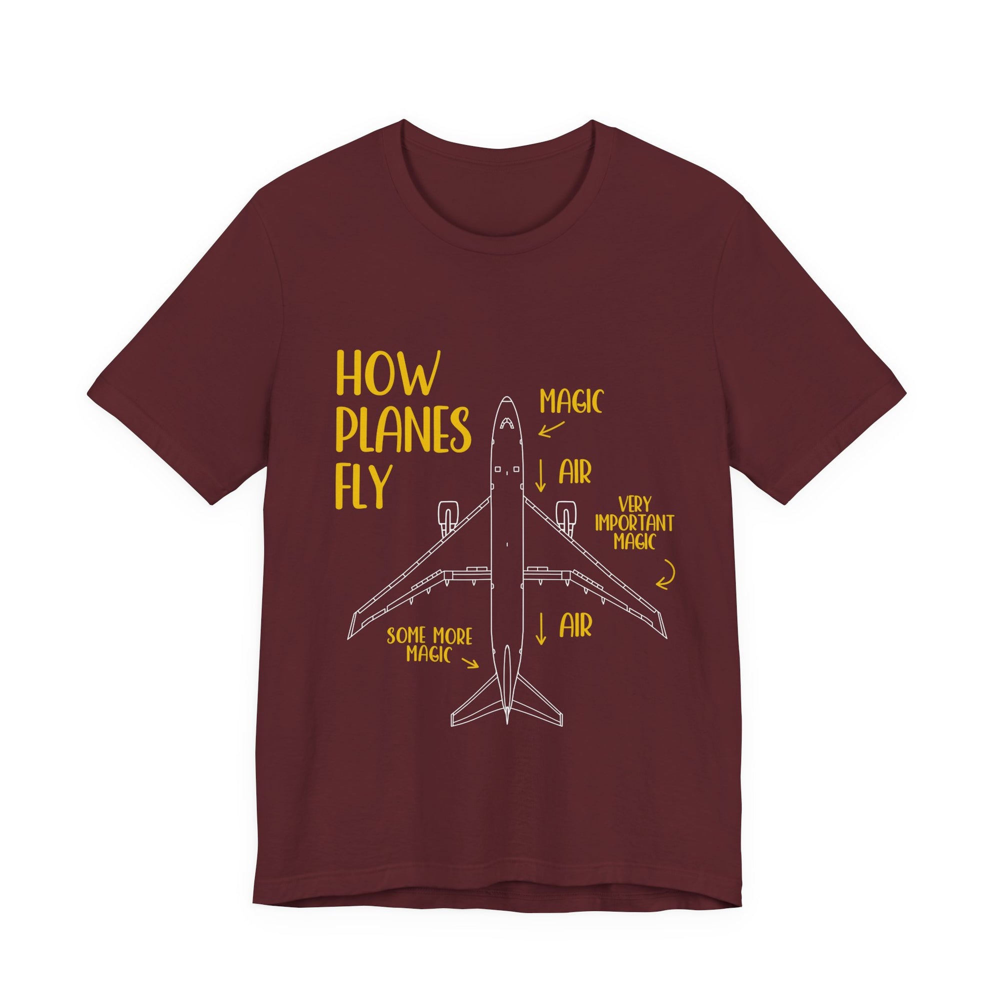 How Planes Fly?  - Unisex Jersey Tee