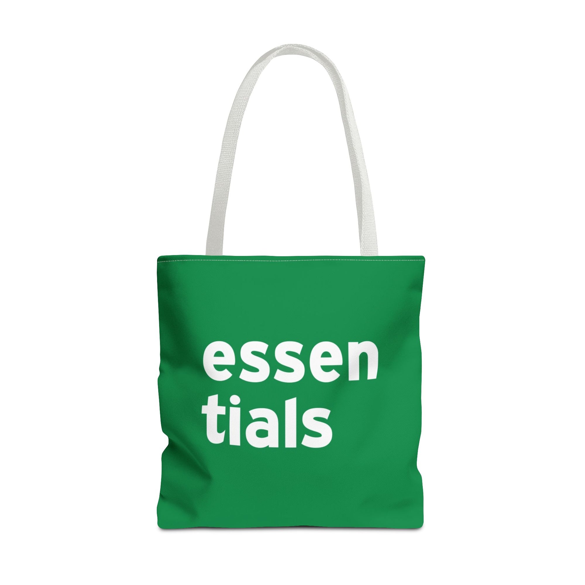 Essentials Tote Bag — Printed Green Travel Tote