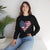Patriotic Airplanes Heart USA Flag -  Crewneck Sweatshirt