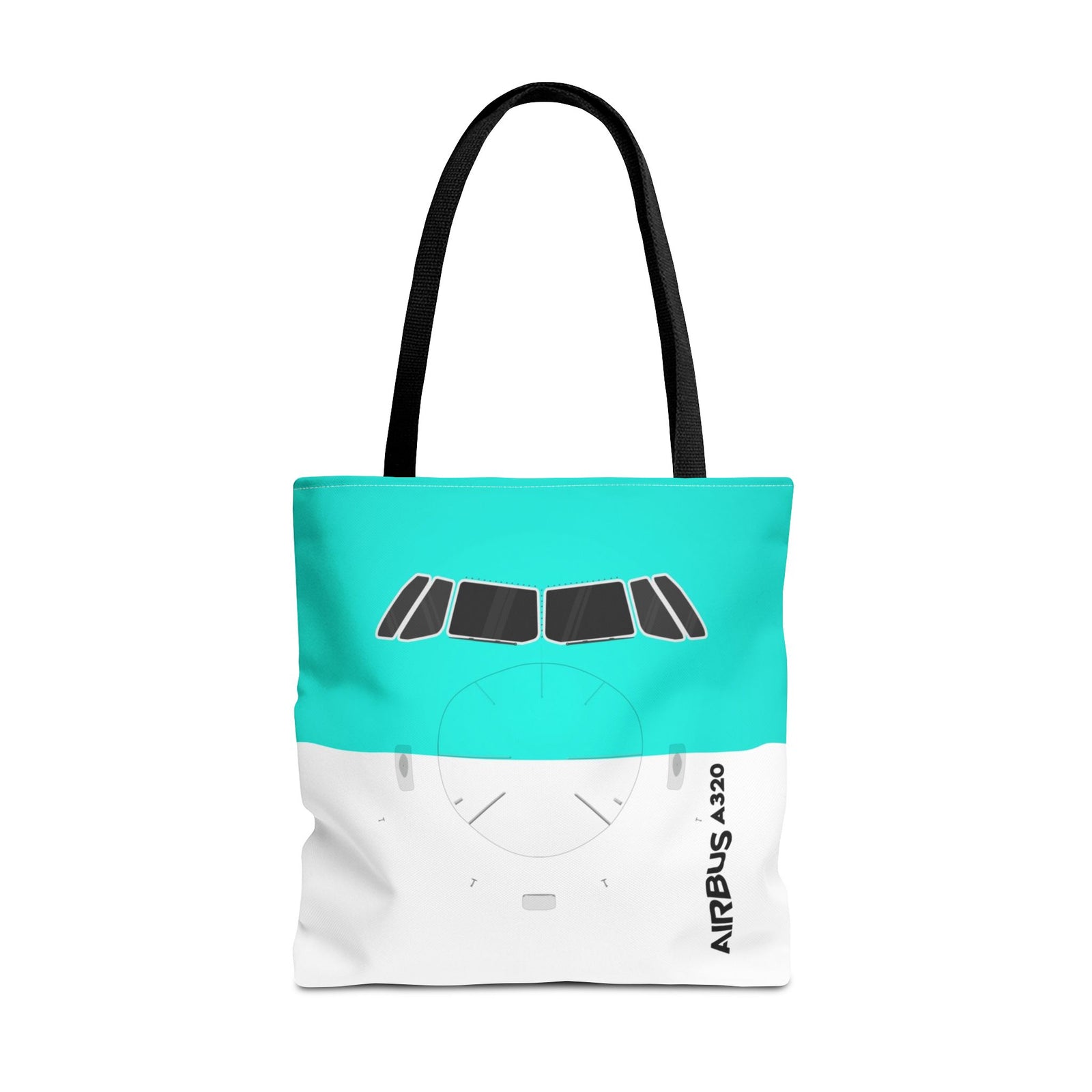 A320 Tote Bag — Printed Green Travel Tote