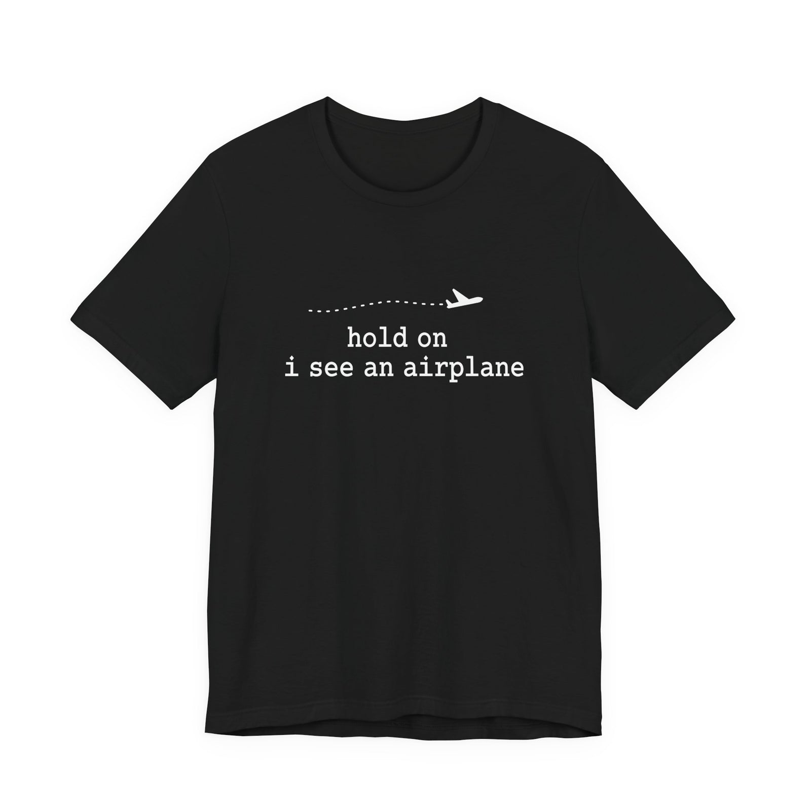 I See An Airplane Unisex Jersey Tee - Perfect for Aviation Enthusiasts