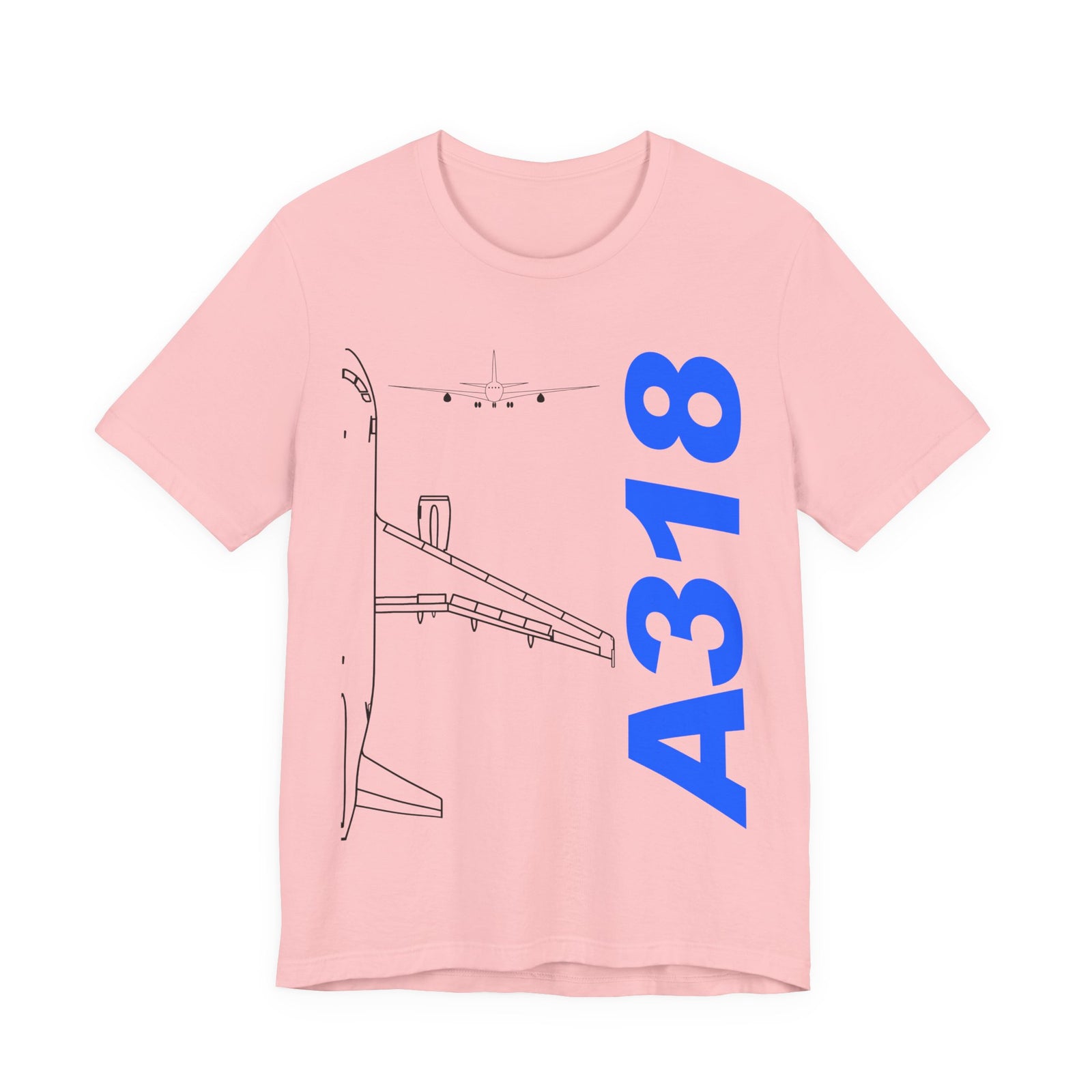 Airbus A318 Unisex Jersey Tee - Perfect for Aviation Enthusiasts
