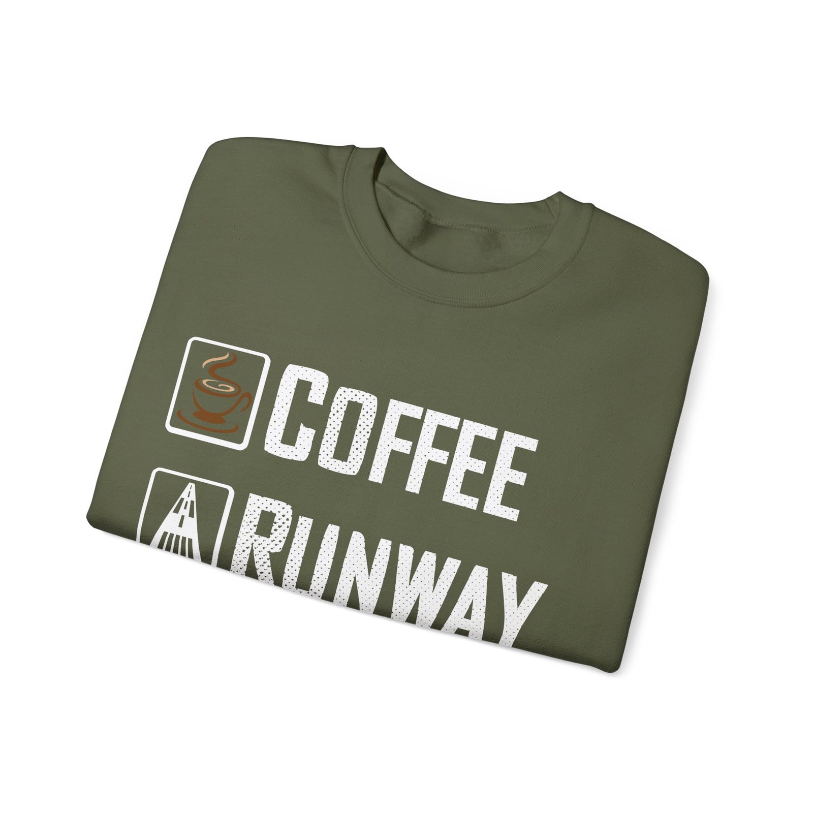 Coffee Runway Repeat   -  Crewneck Sweatshirt
