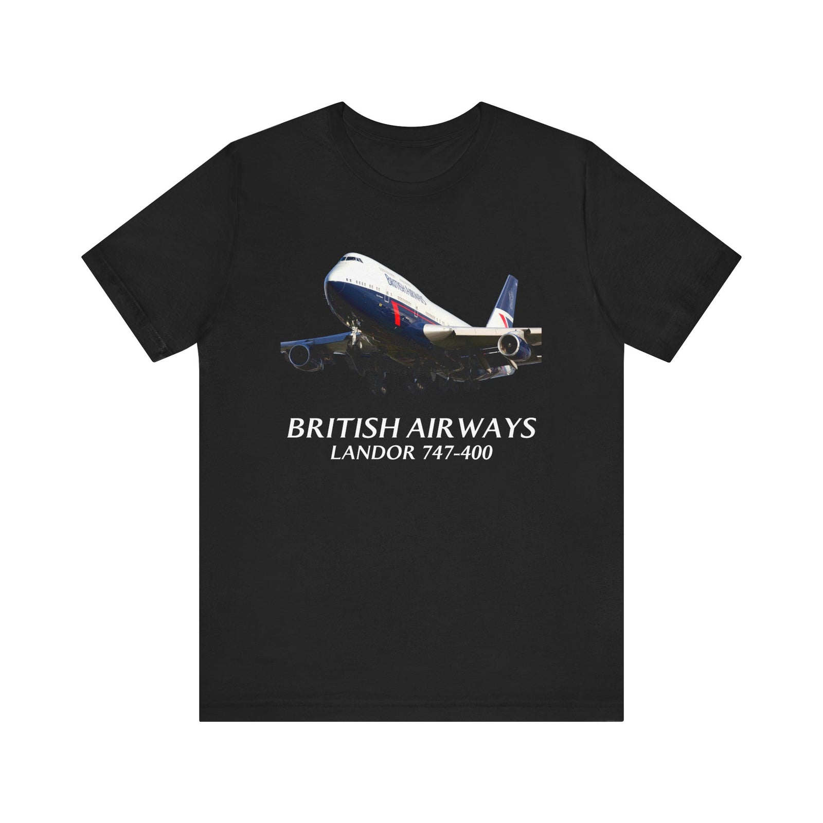 British Airways Landor 747-400   - Unisex Jersey Tee