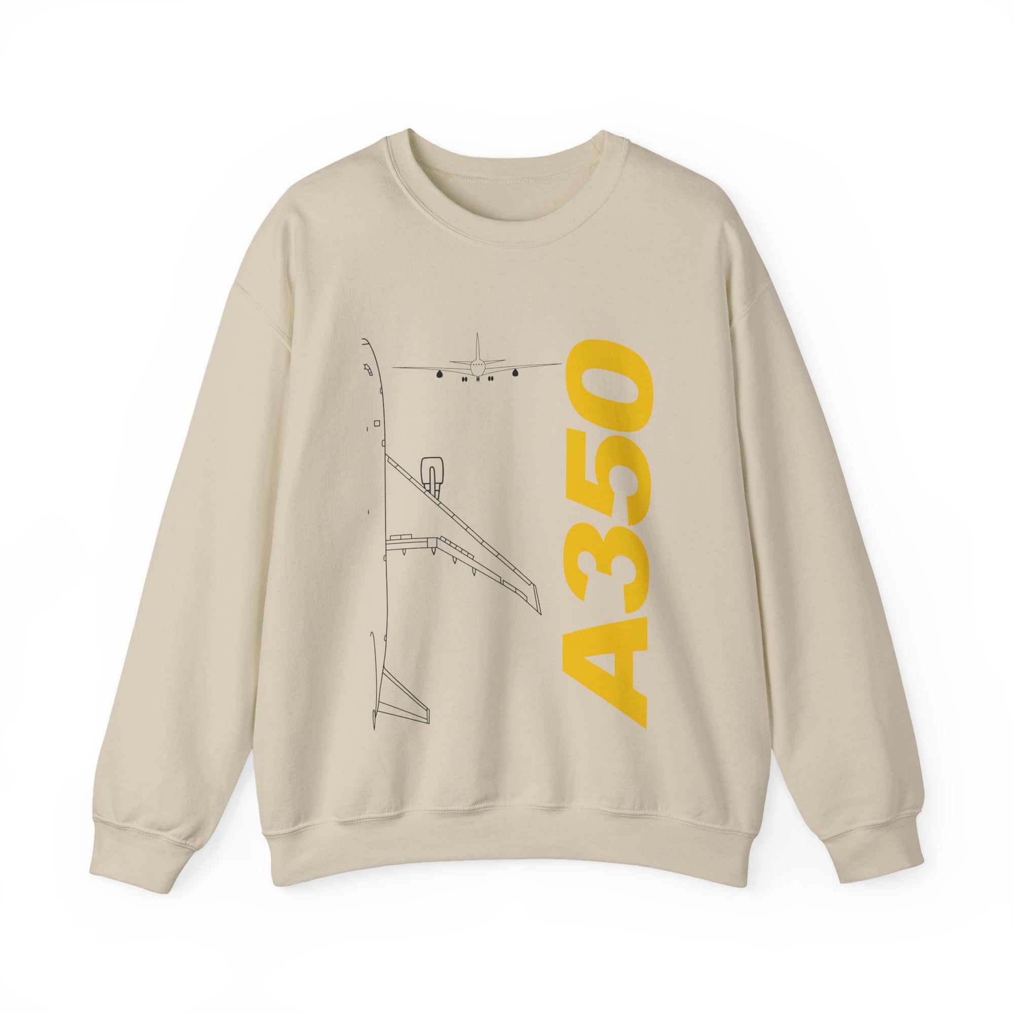 Airbus A350 Crewneck Sweatshirt - Travel Inspiring Cozy Apparel