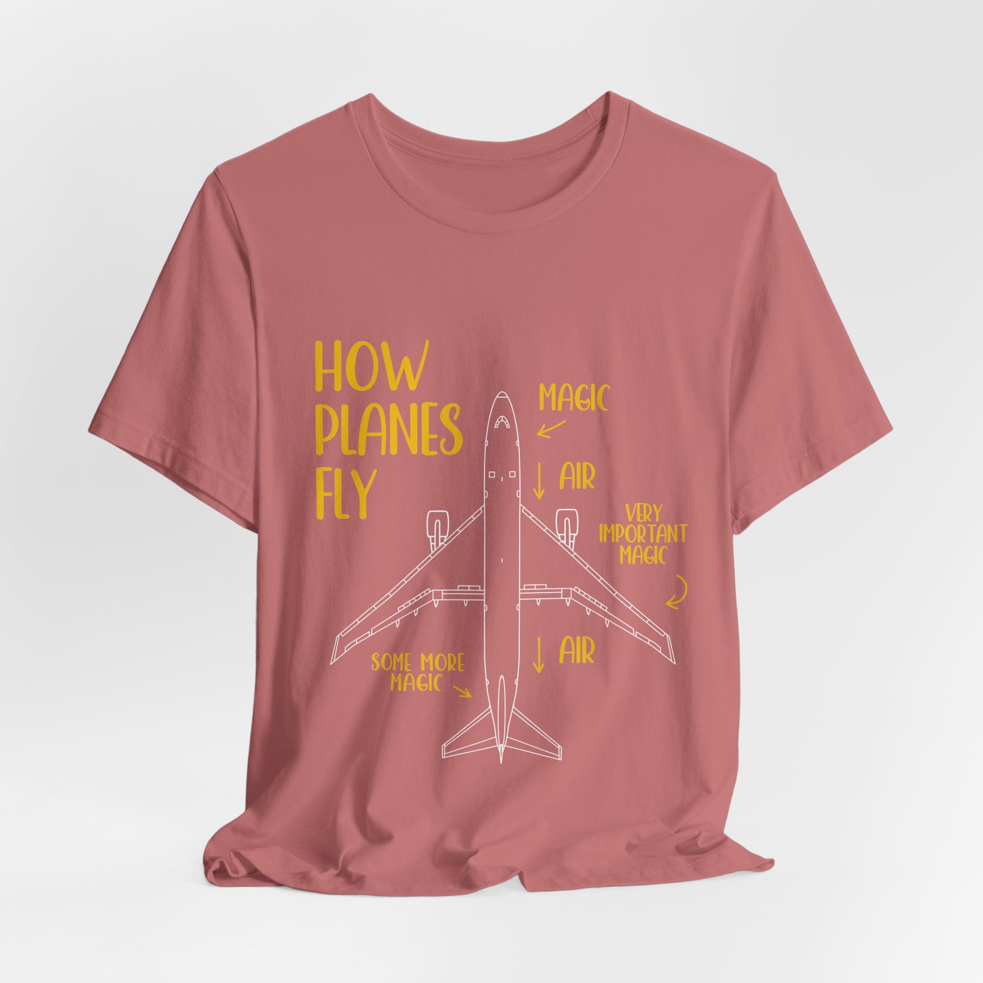 How Planes Fly?  - Unisex Jersey Tee