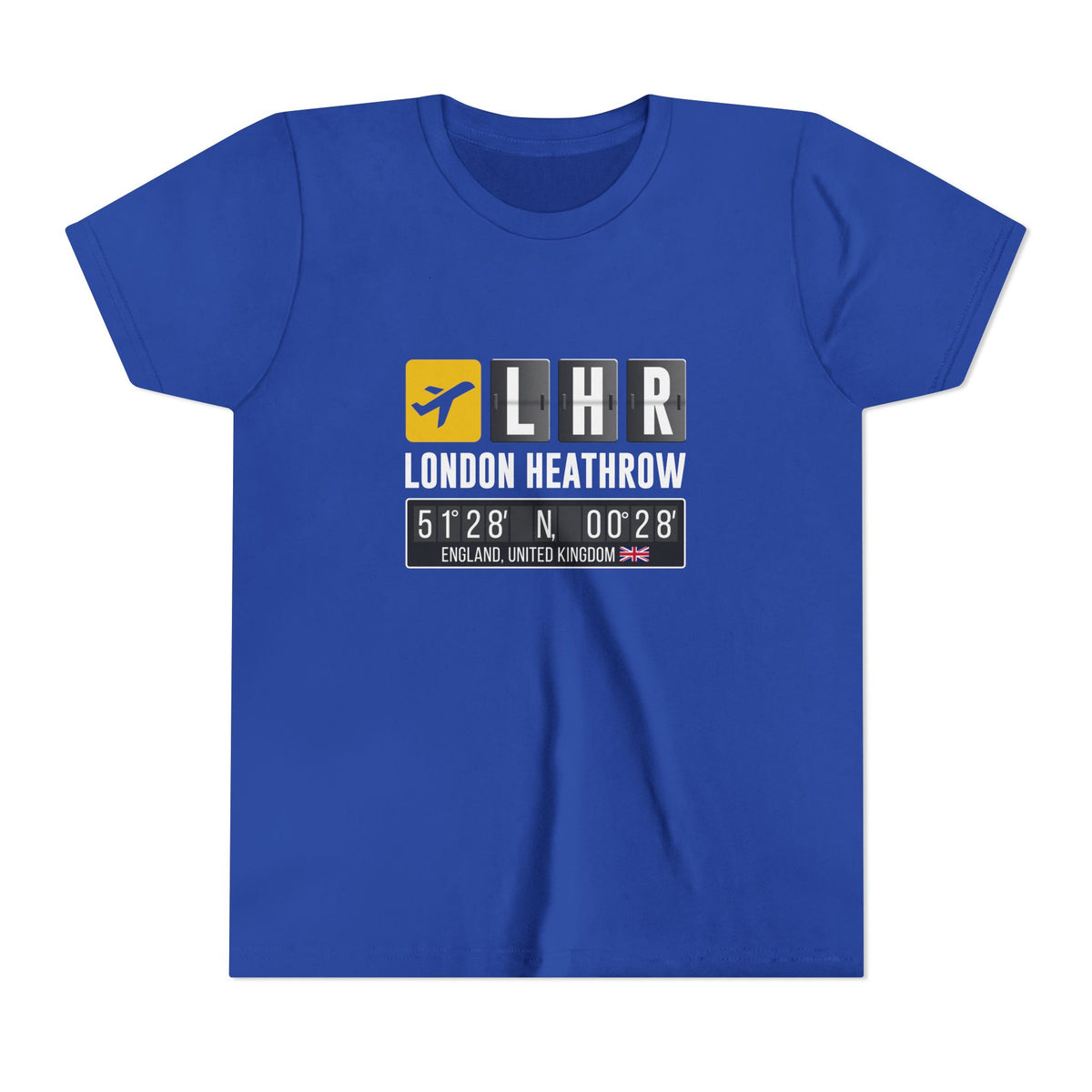 LHR London Heathrow    - Unisex Youth Short Sleeve Tee