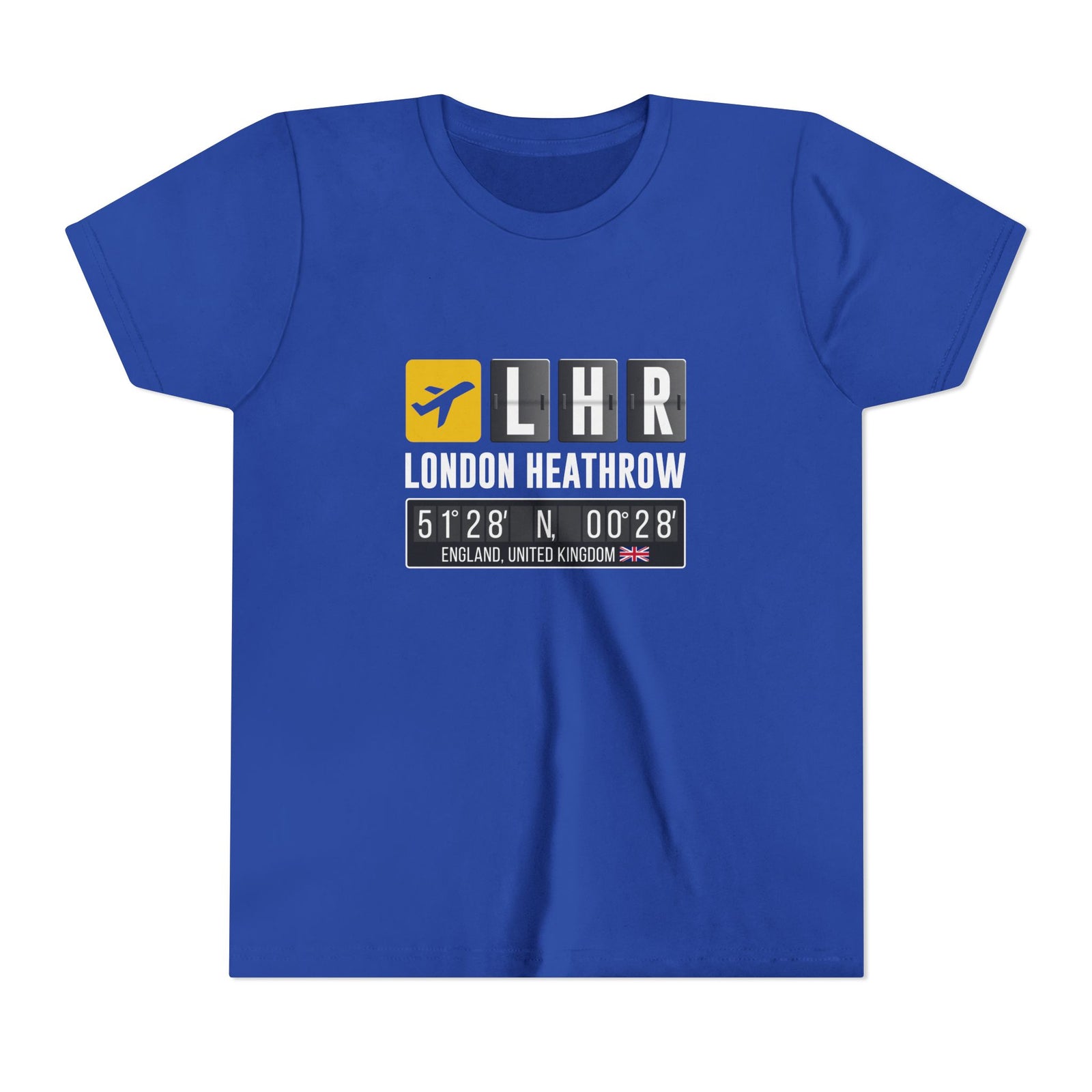 LHR London Heathrow    - Unisex Youth Short Sleeve Tee