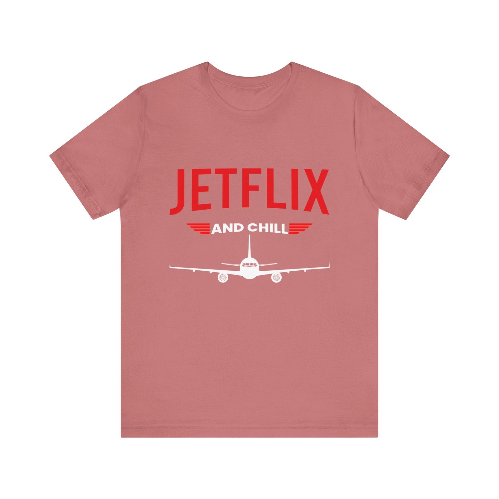 Jetflix And Chill  - Unisex Jersey Tee