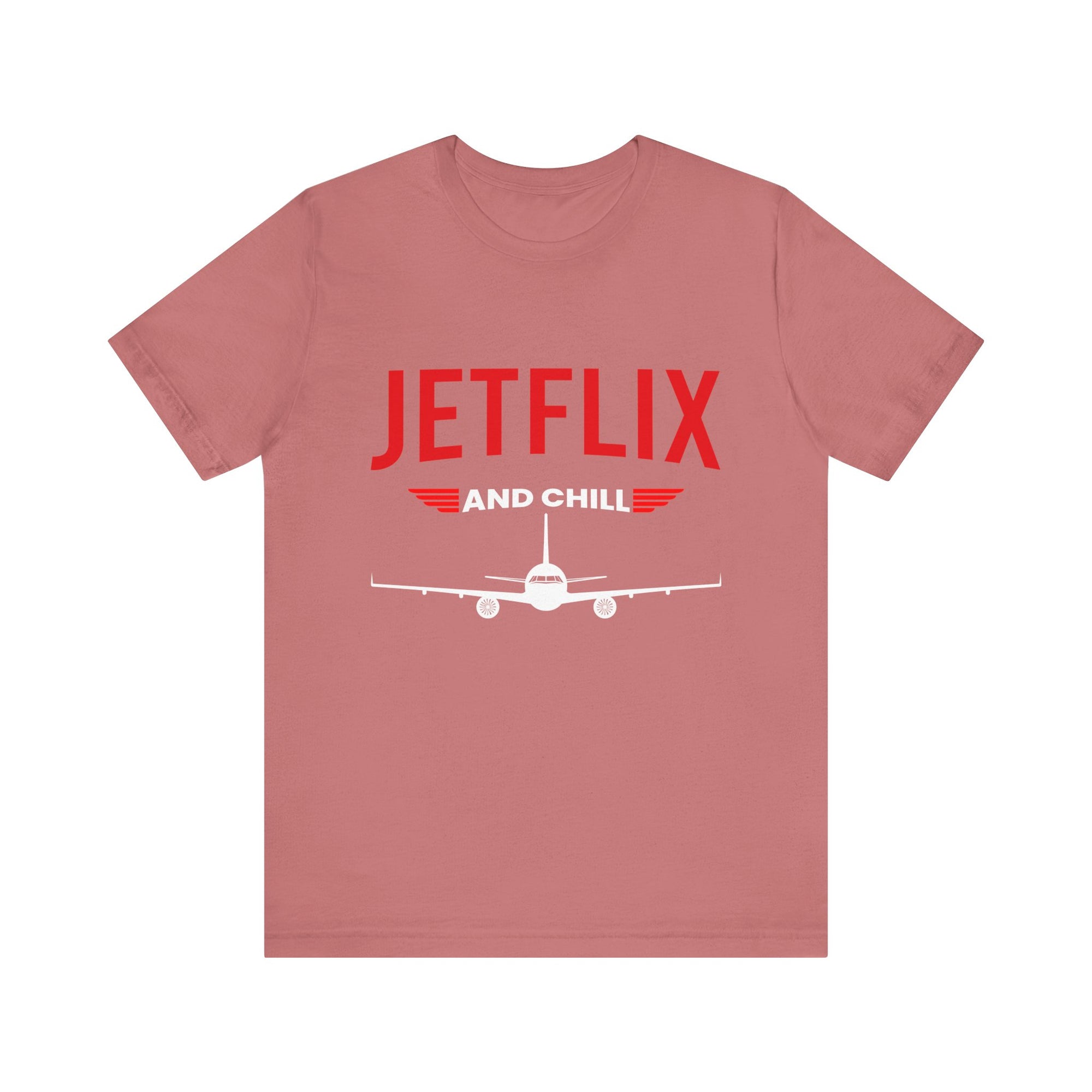Jetflix And Chill  - Unisex Jersey Tee