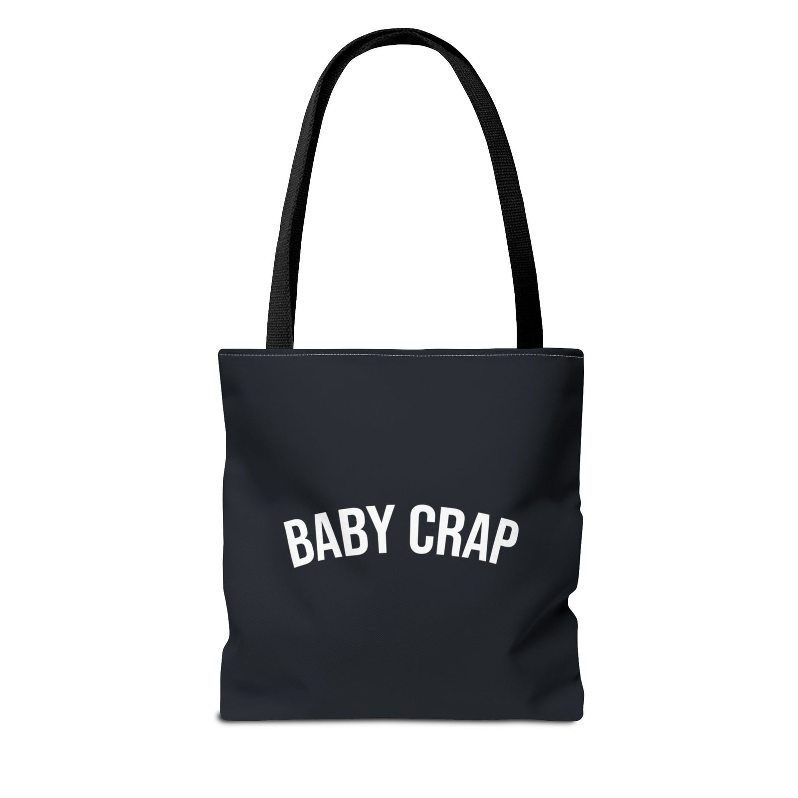 Baby Crap Tote Bag — Printed Green Travel Tote