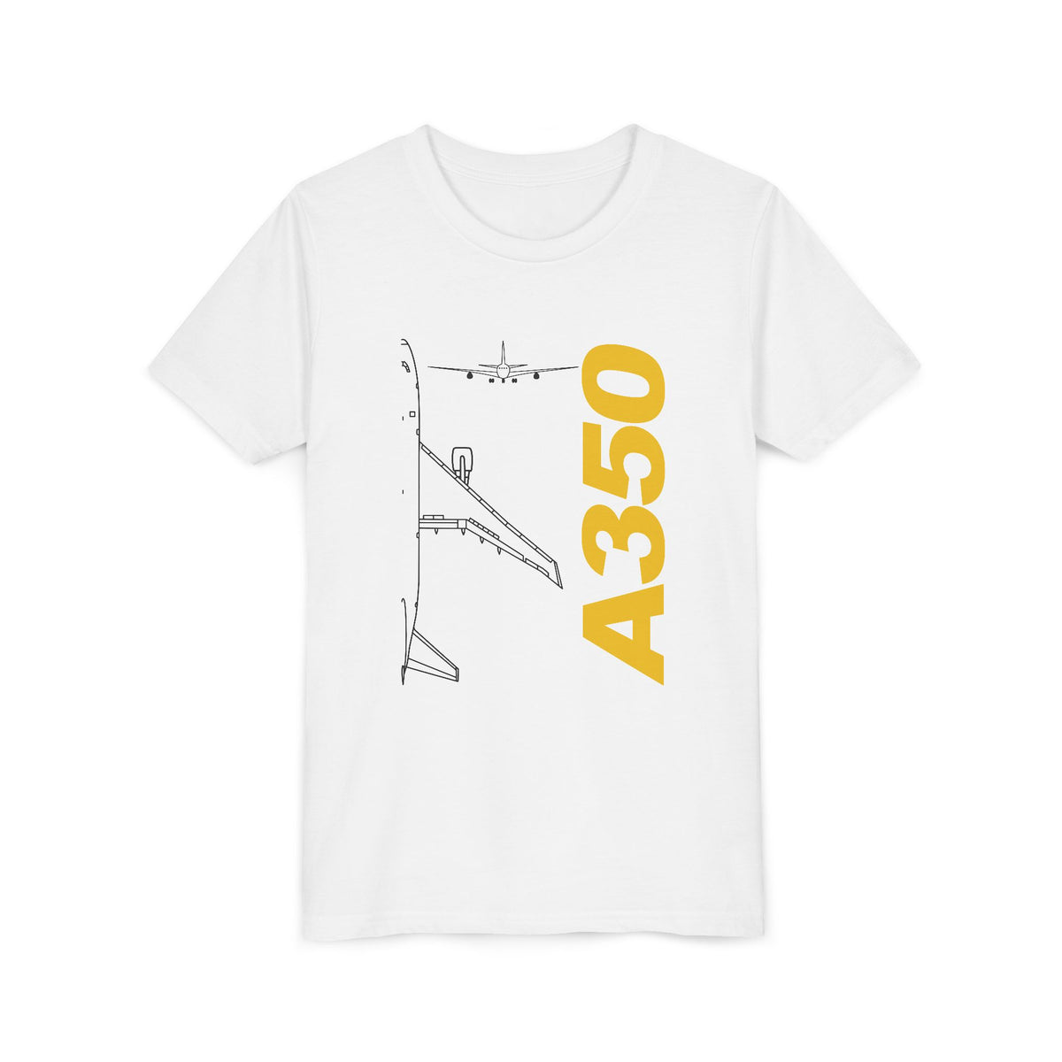 Airbus A350 - Unisex Youth Short Sleeve Tee