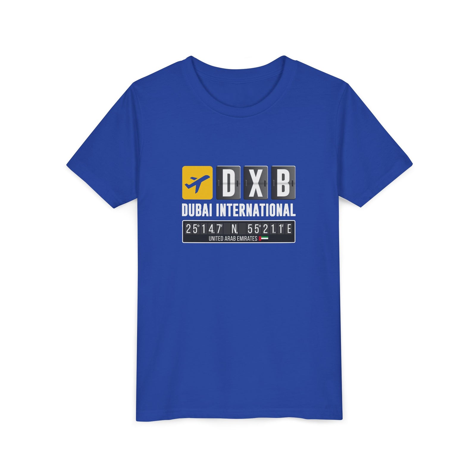 DXB Dubai International Airport   - Unisex Youth Short Sleeve Tee