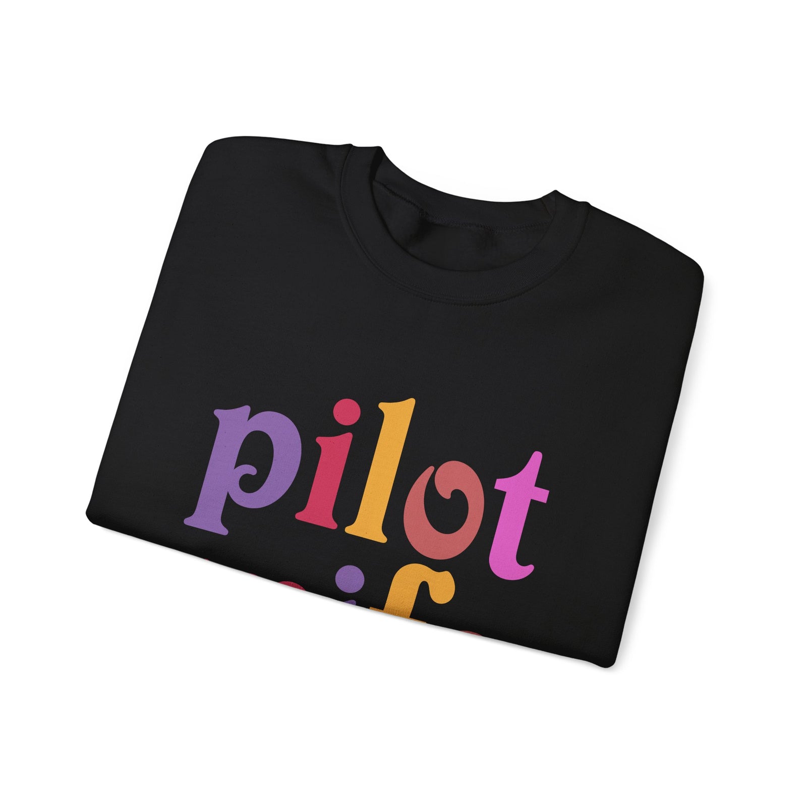 Pilot Wife Crewneck Sweatshirt - Travel Inspiring Cozy Apparel