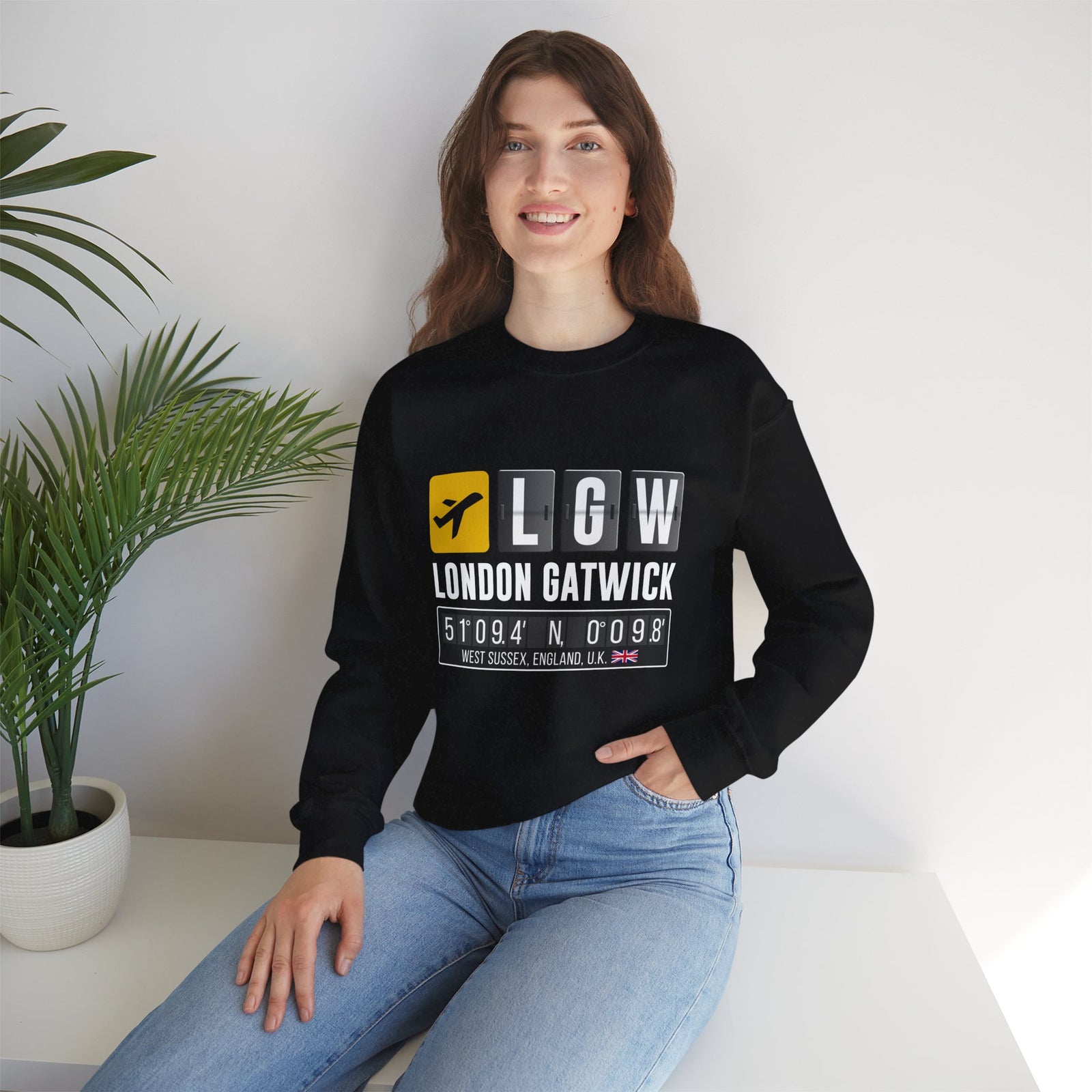 LGW London Gatwick    -  Crewneck Sweatshirt