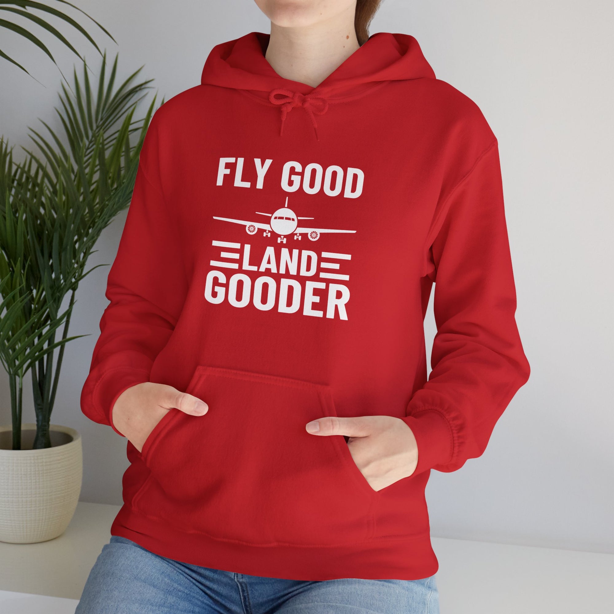 Fly Good Land Gooder  - Pullover Hoodie