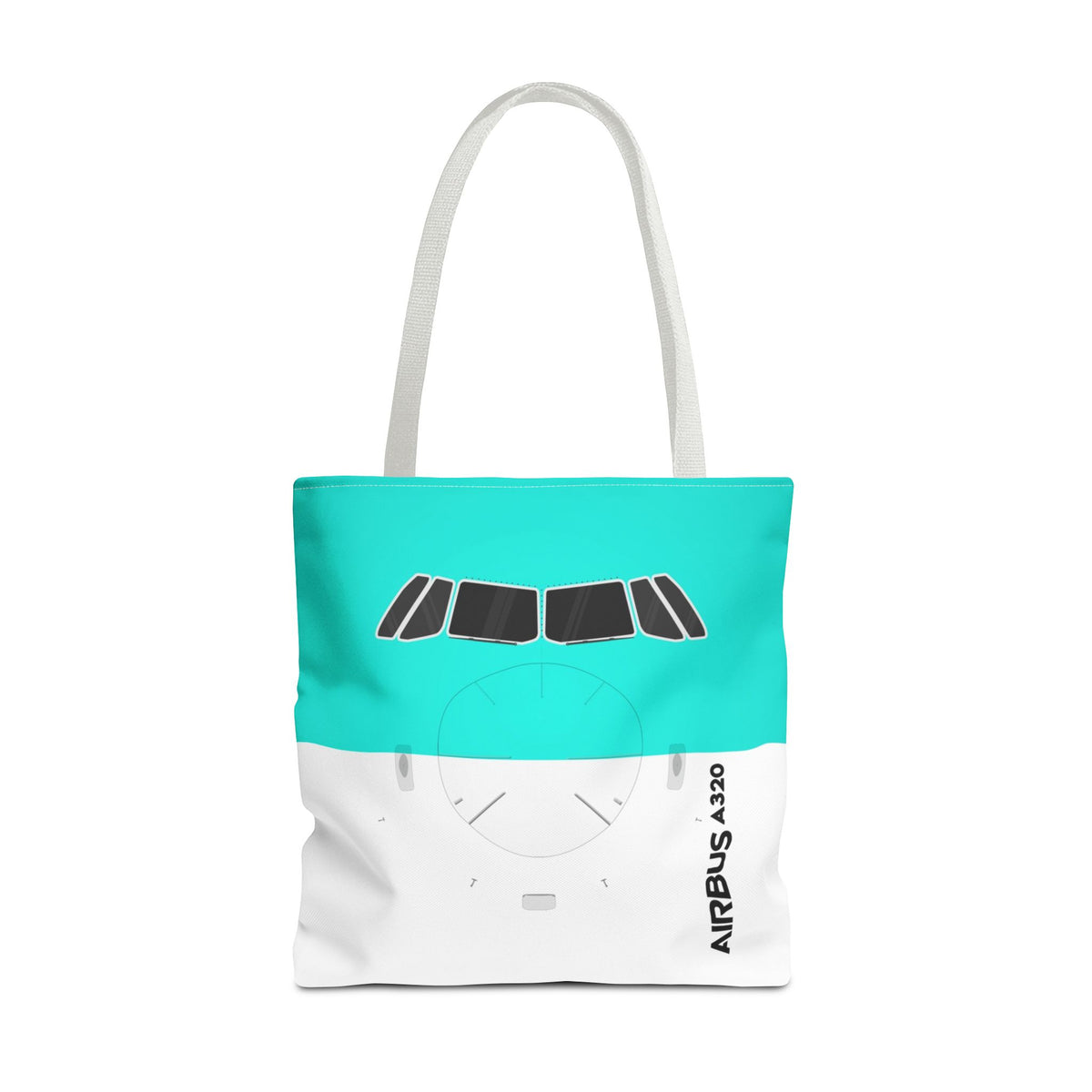 A320 Tote Bag — Printed Green Travel Tote
